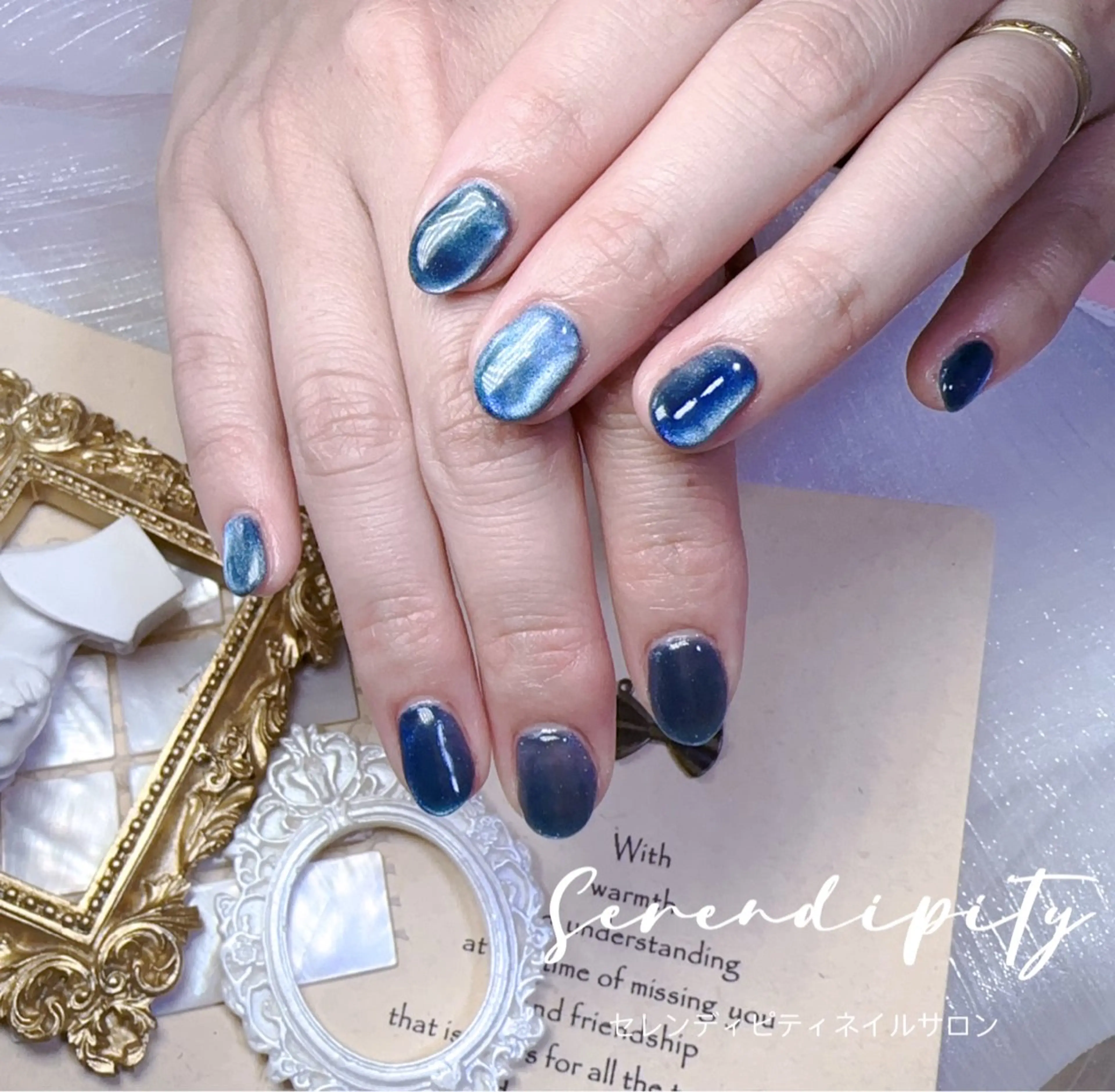 ネイル マグネットネイル 美人計ネイルサロン所属・中山 美月のネイルデザイン