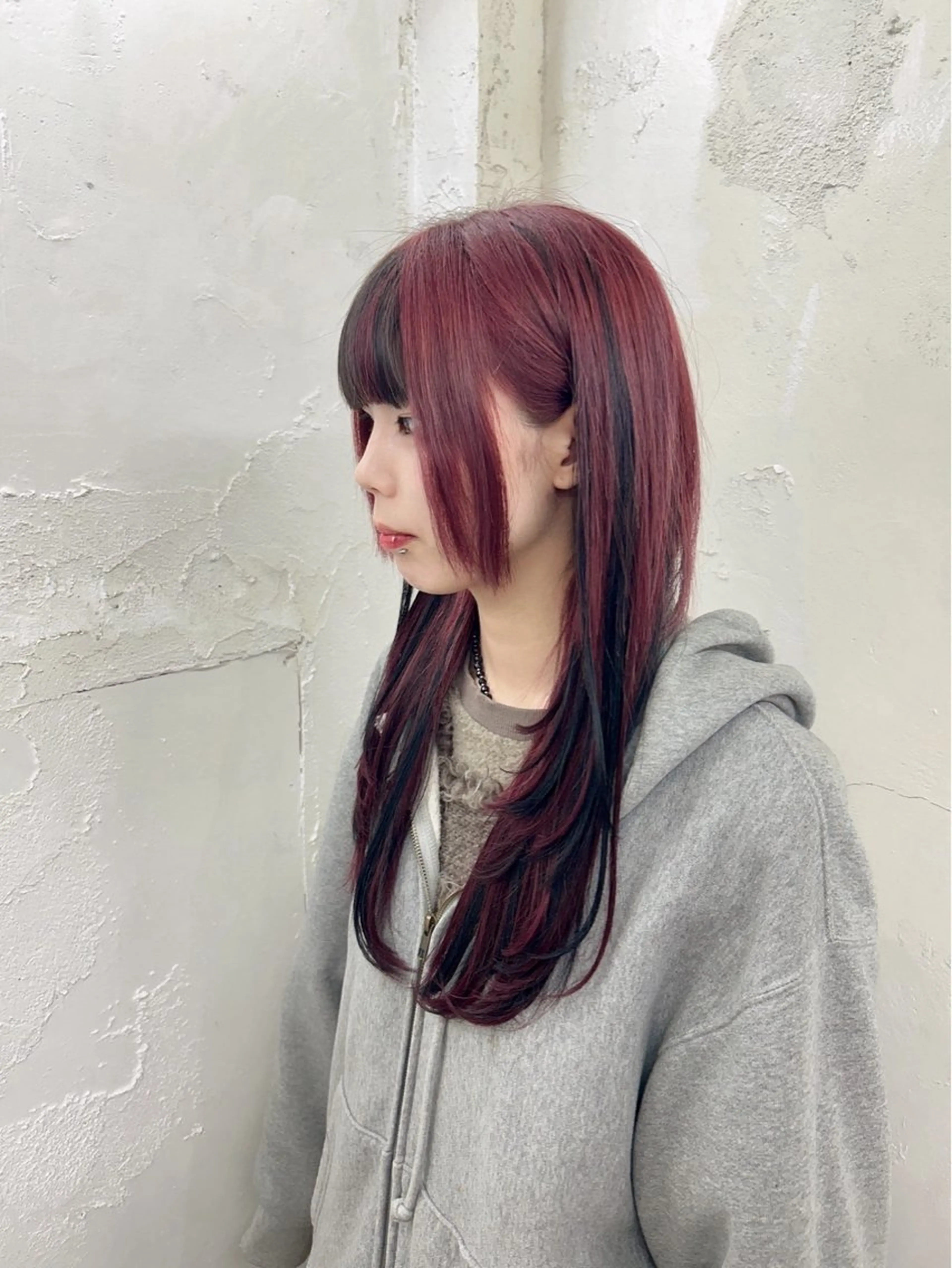 ロング ヘアカラー ALPHA りくやのヘアスタイル