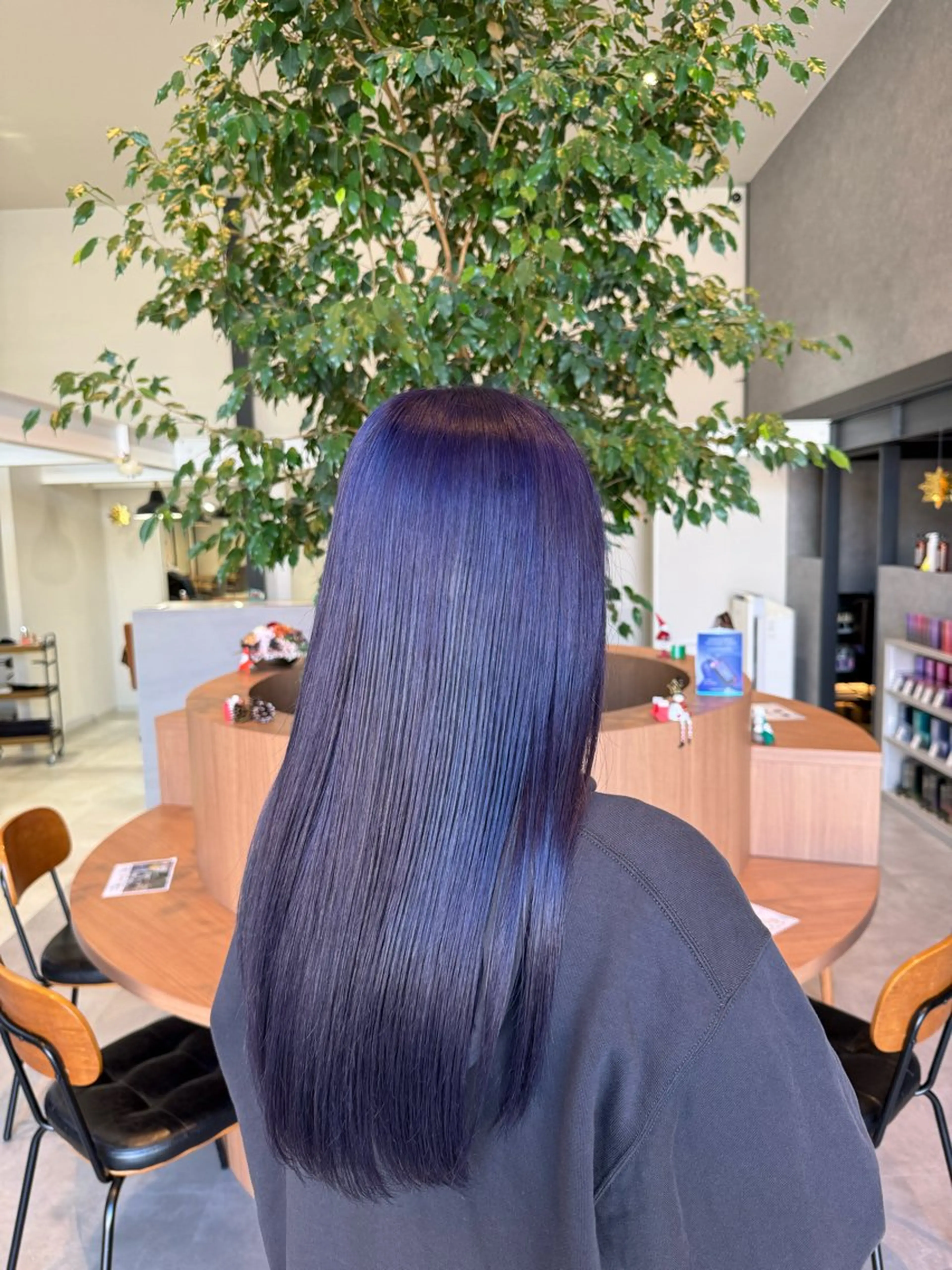 ロング カラー ラベンダーカラー パープルカラー カット ヘアカラー ayaka |トレンドヘアのヘアスタイル