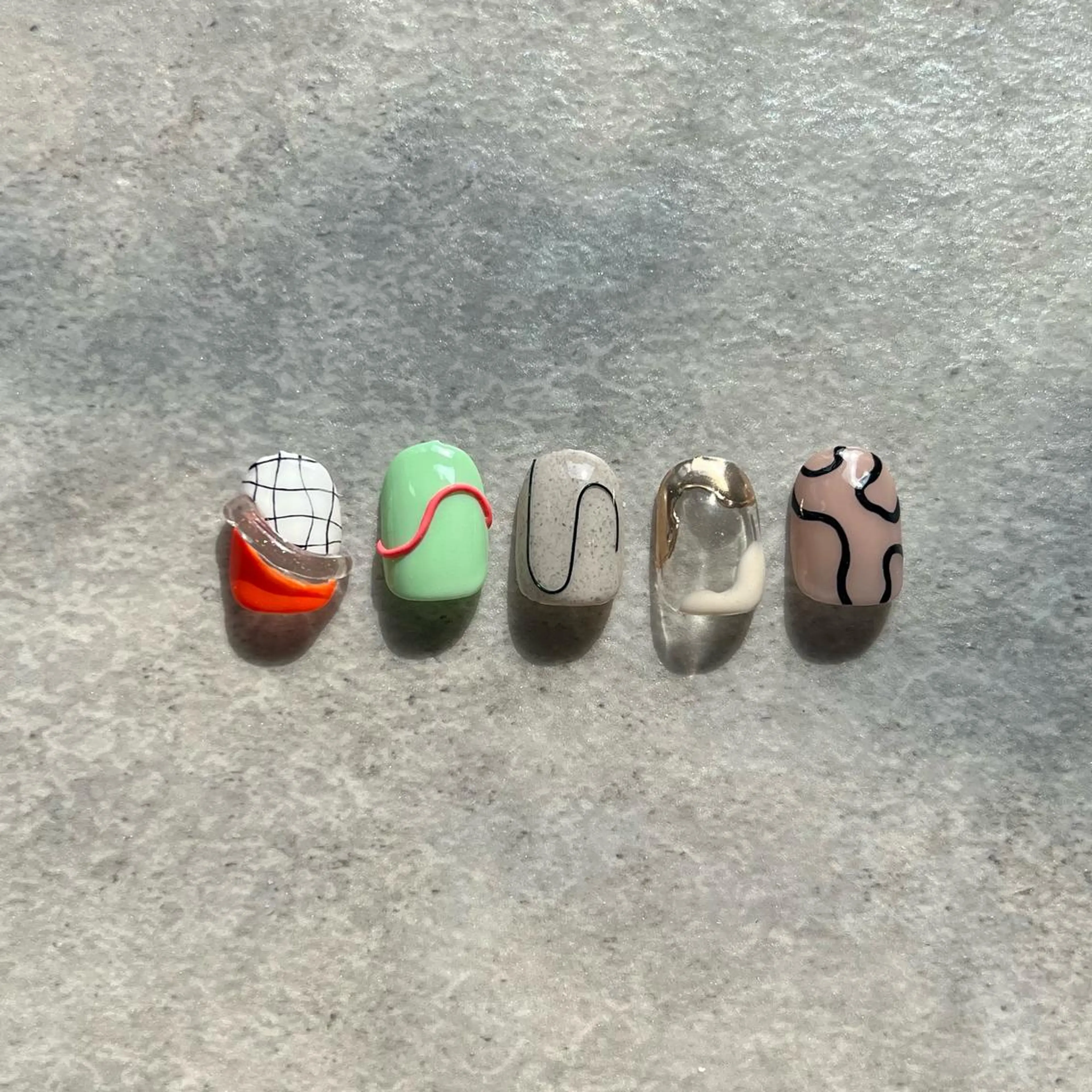 ネイル ハンドネイル nuás nailのネイルデザイン