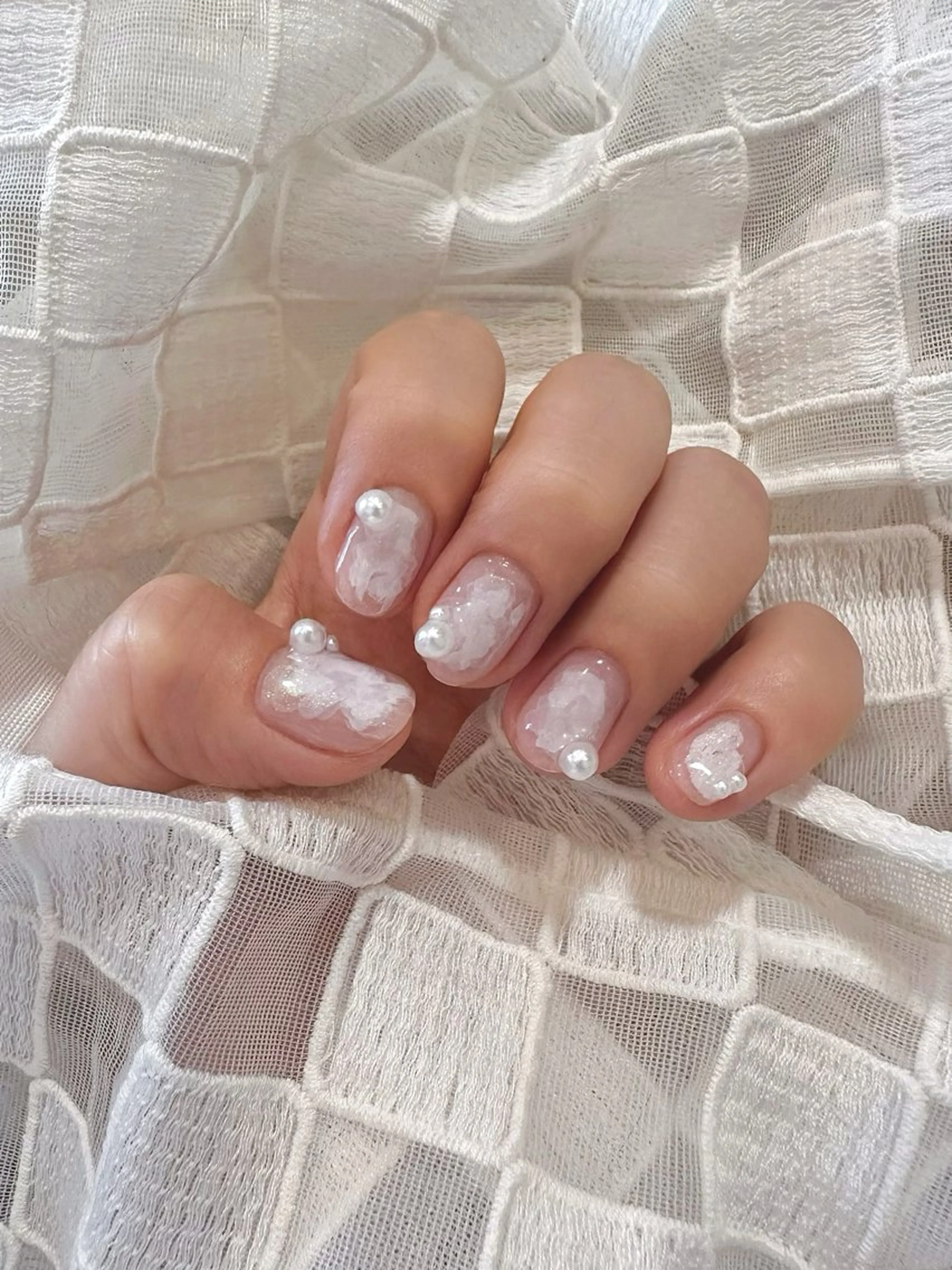 ネイル ニュアンスネイル シンプルネイル nails by tete🧸のネイルデザイン