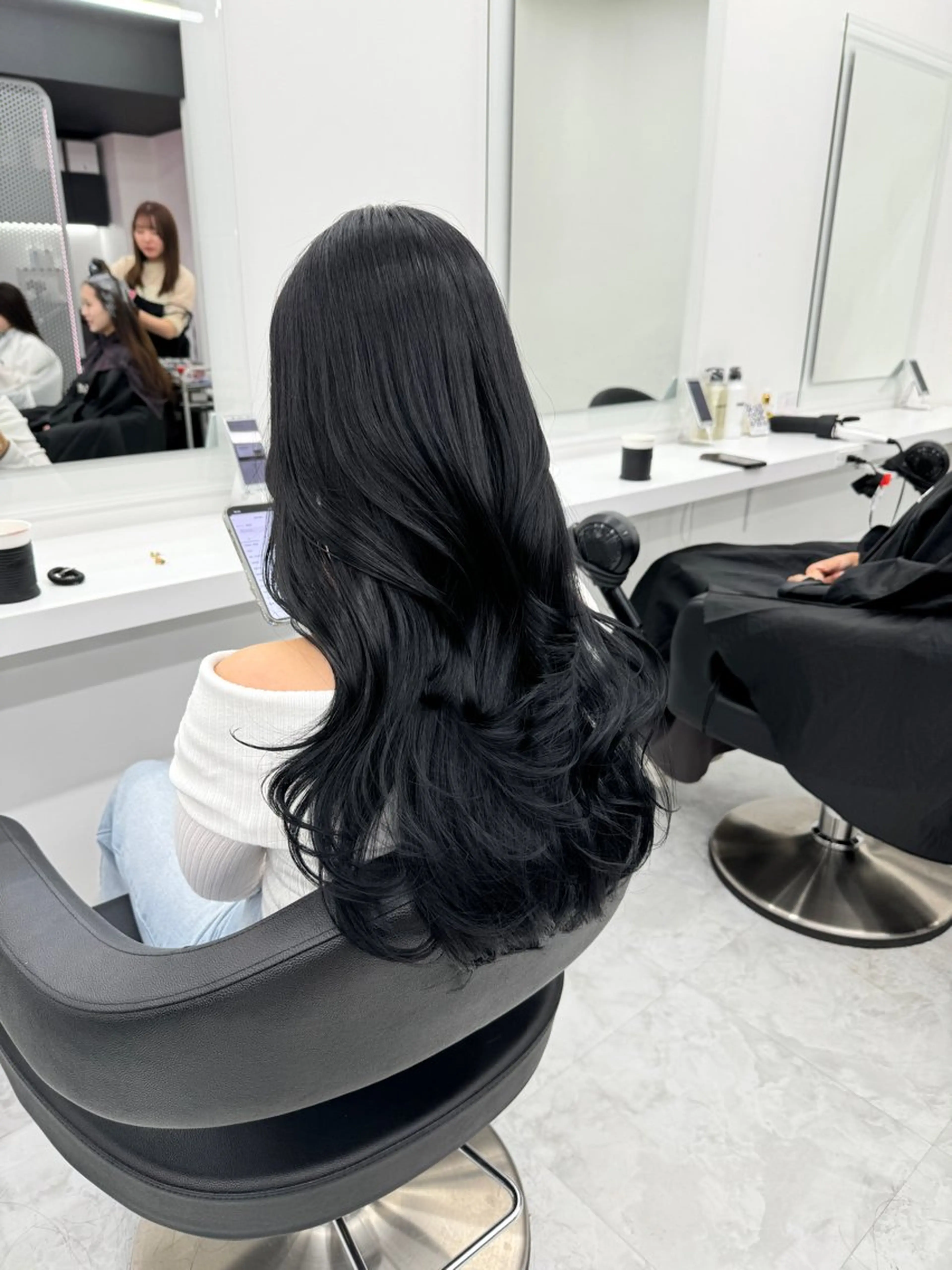 ロング カラー カット ヘアカラー 💖透明感カラー＆暗 髪専門💖Akariのヘアスタイル
