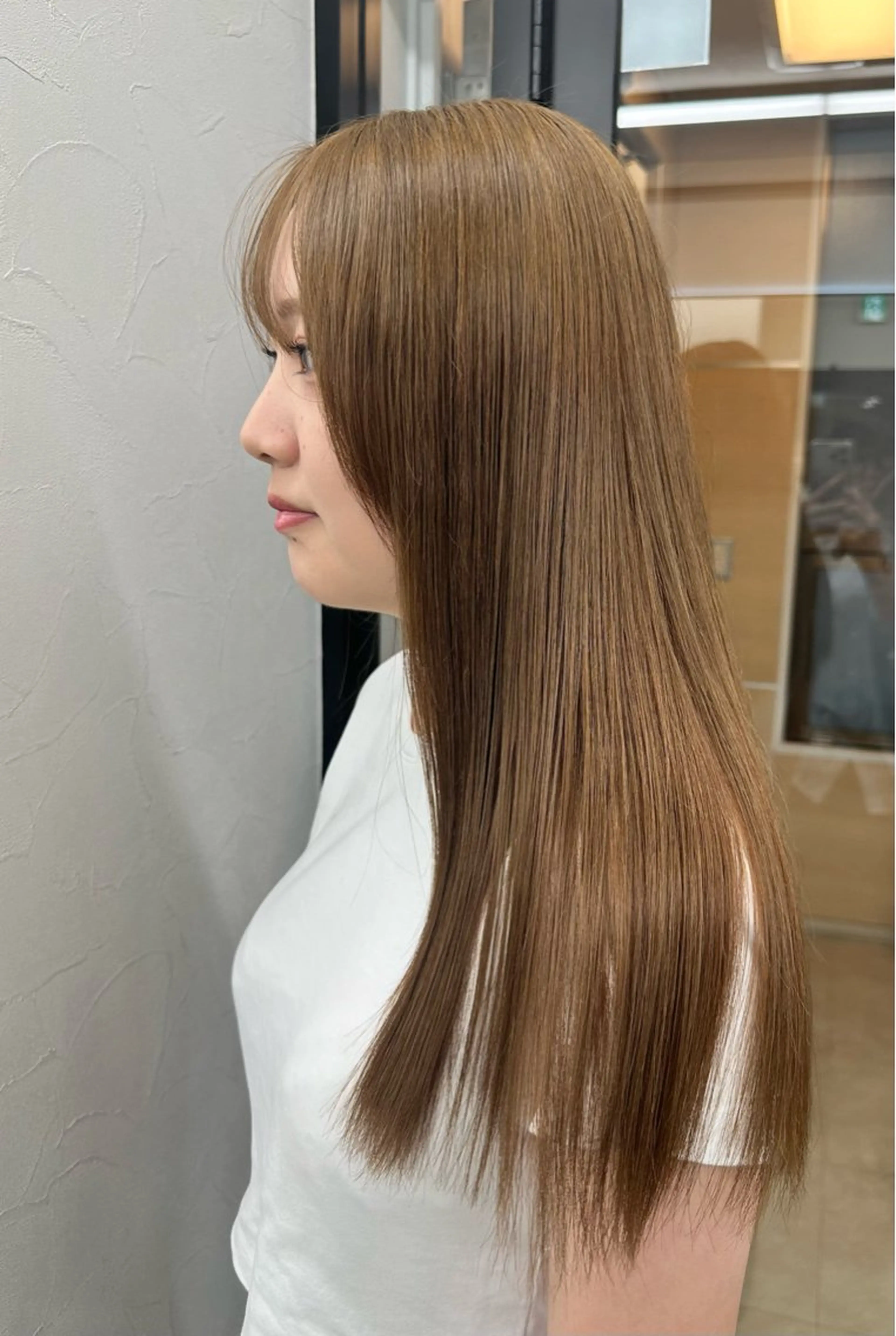 ロング 髪質改善 レイヤーカット 縮毛矯正 トリートメント カット トリートメント 髪質改善/レイヤー/ 艶髪🎀ayaneのヘアスタイル