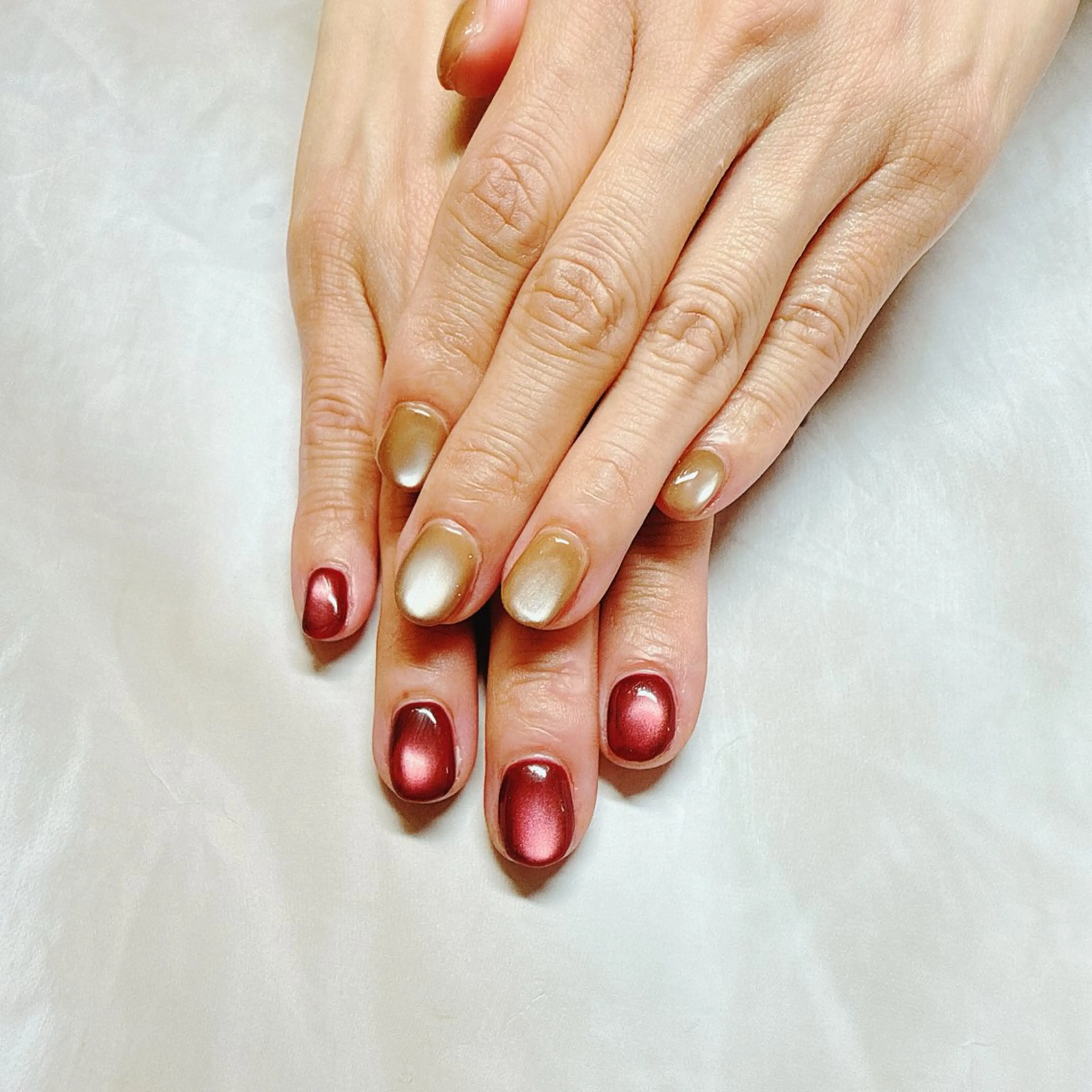 ネイル マグネットネイル ハンドネイル le verre久屋公園所属・le verre 久屋公園のネイルデザイン