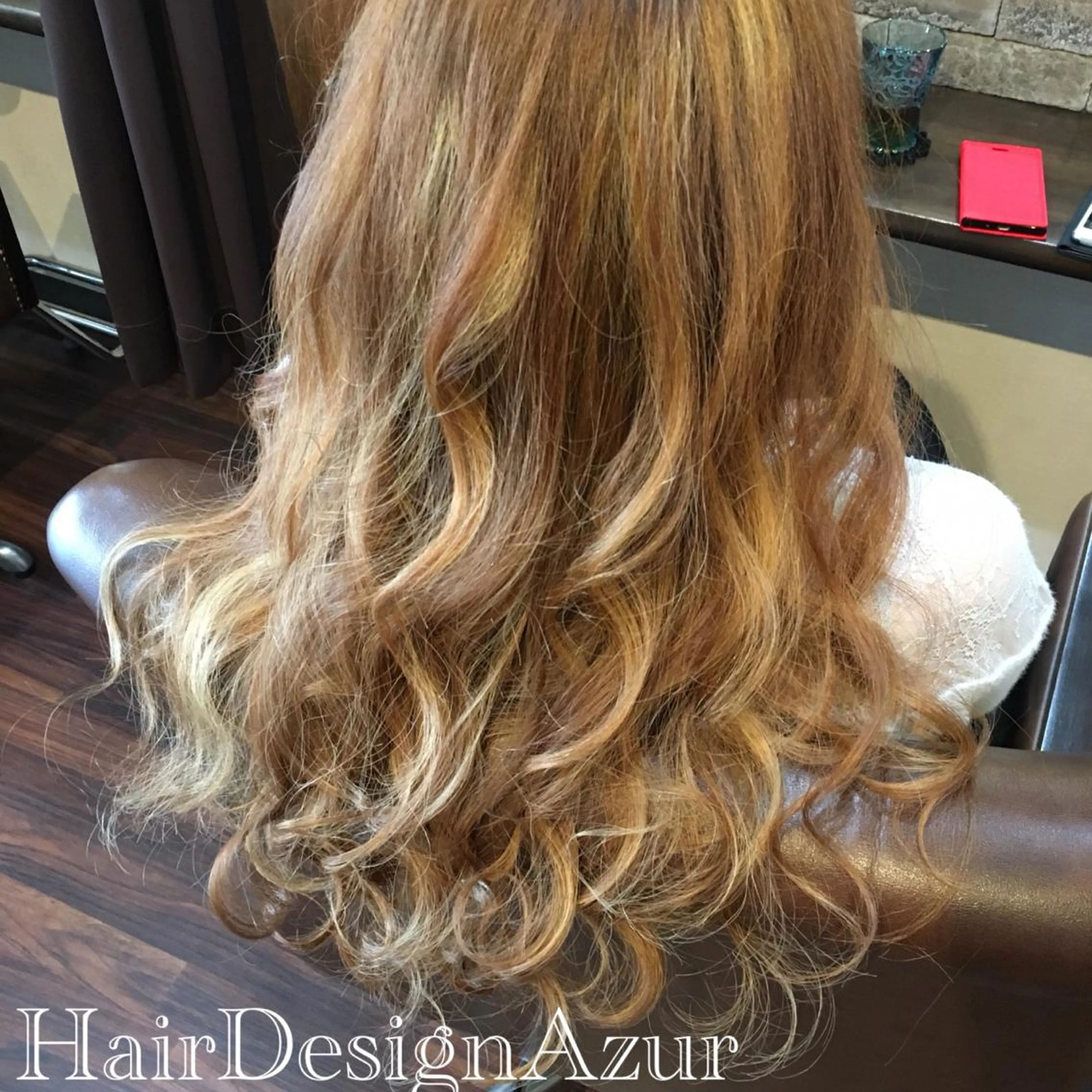 ロング カラー HairDesign Azurのヘアスタイル