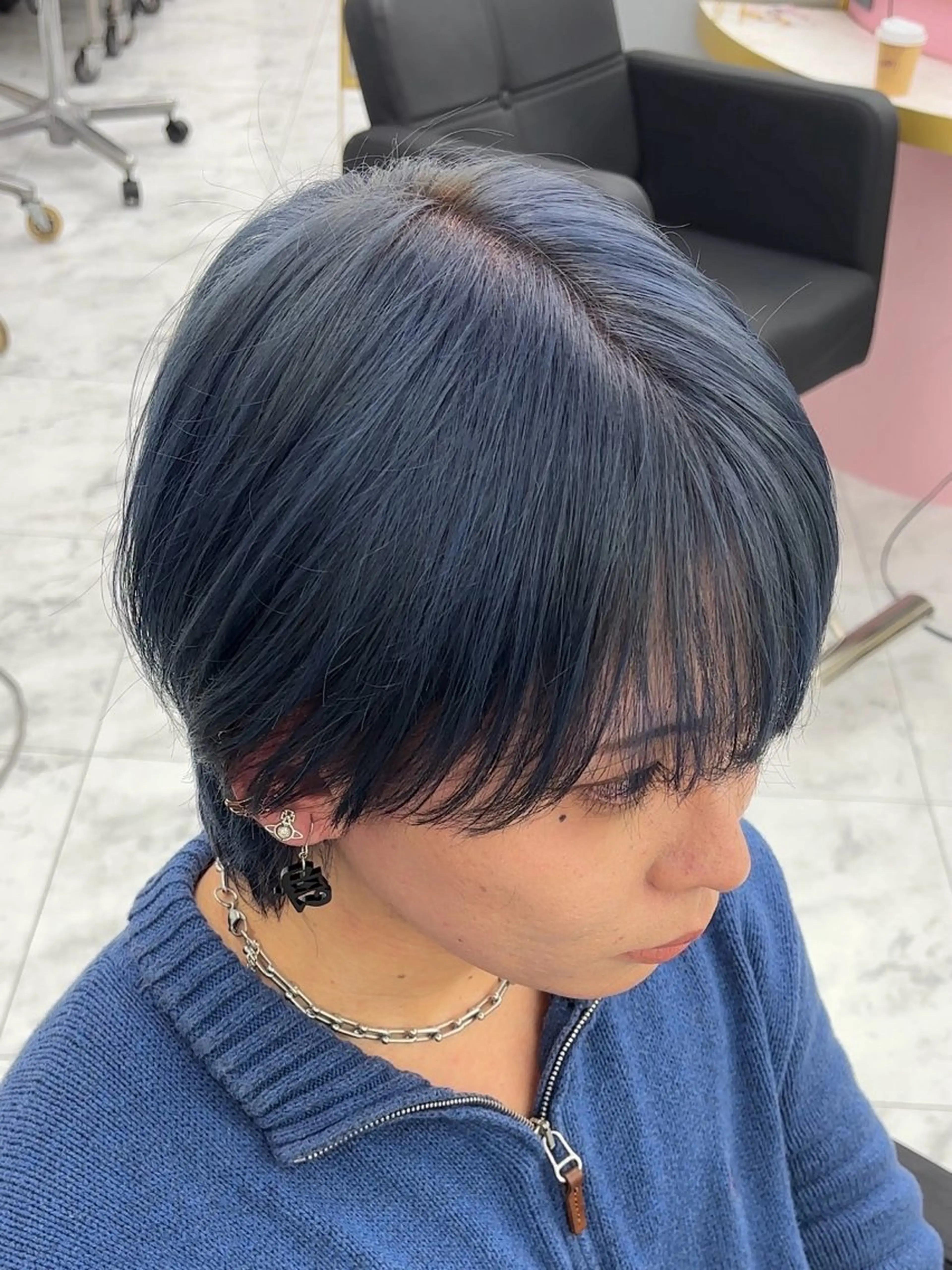 カラー メンズ カット ヘアカラー トリートメント メンズカット ‪‪/メッシュのヘアスタイル