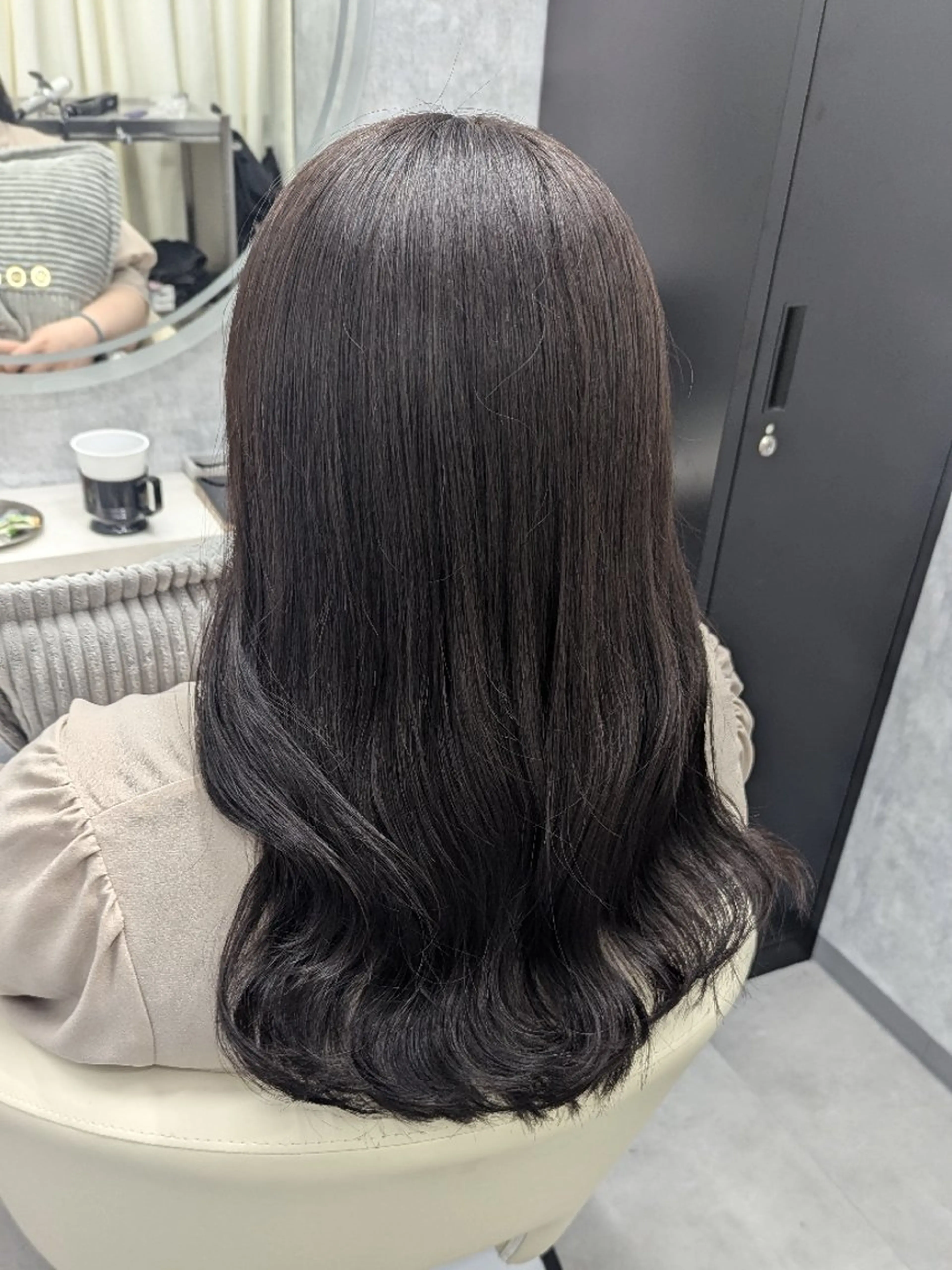 ロング カラー ラベンダーカラー ラベンダーピンク ピンクカラー トリートメント 🩶MIYU🩶 うるつやカラー୨୧のヘアスタイル