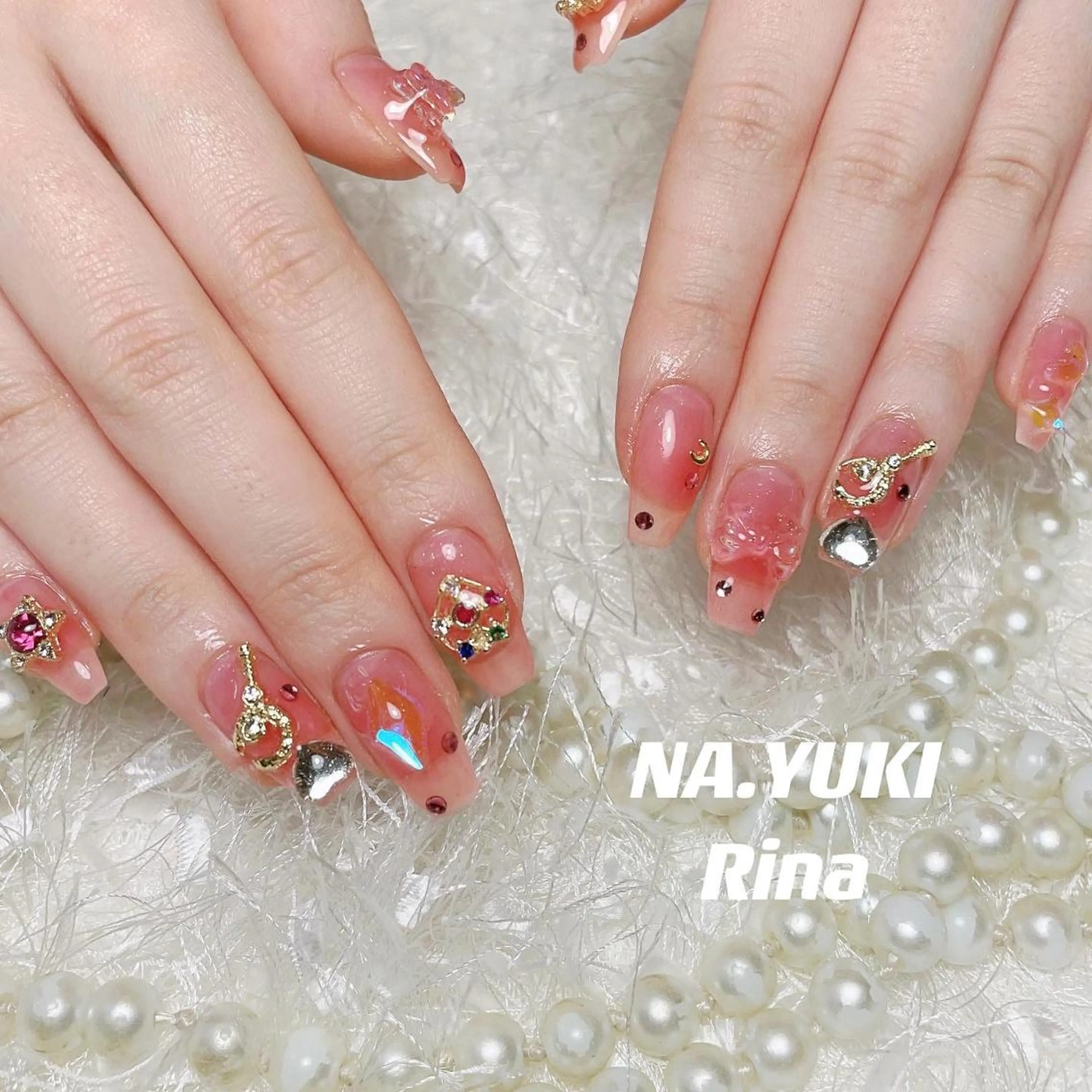 ネイル ミディアム ハンドネイル ハンドケア ナユキNA.YUKI 池袋店のネイルデザイン