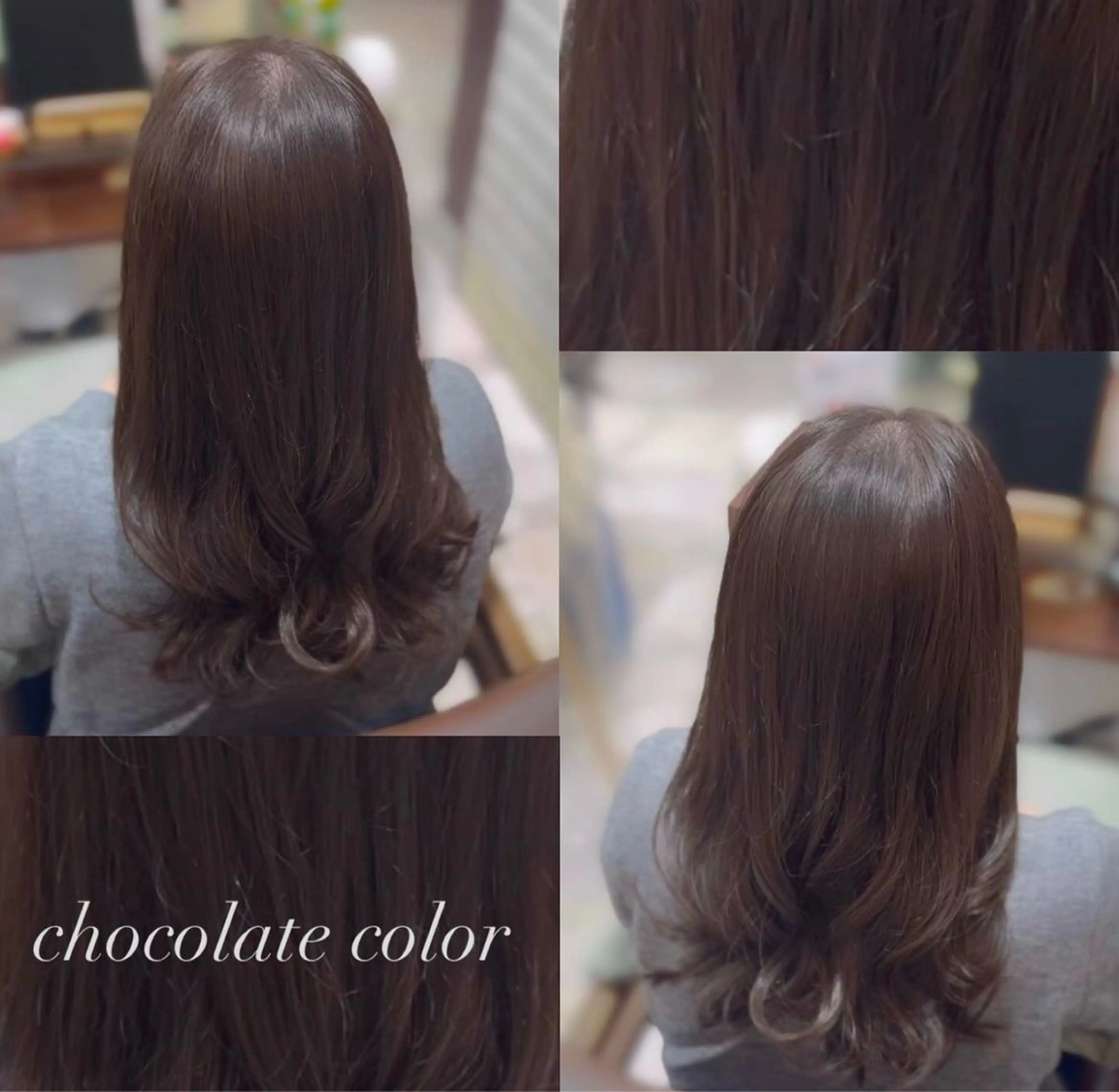 セミロング カット ヘアカラー 透明感カラー／ 艶感カラー／RAMUのヘアスタイル