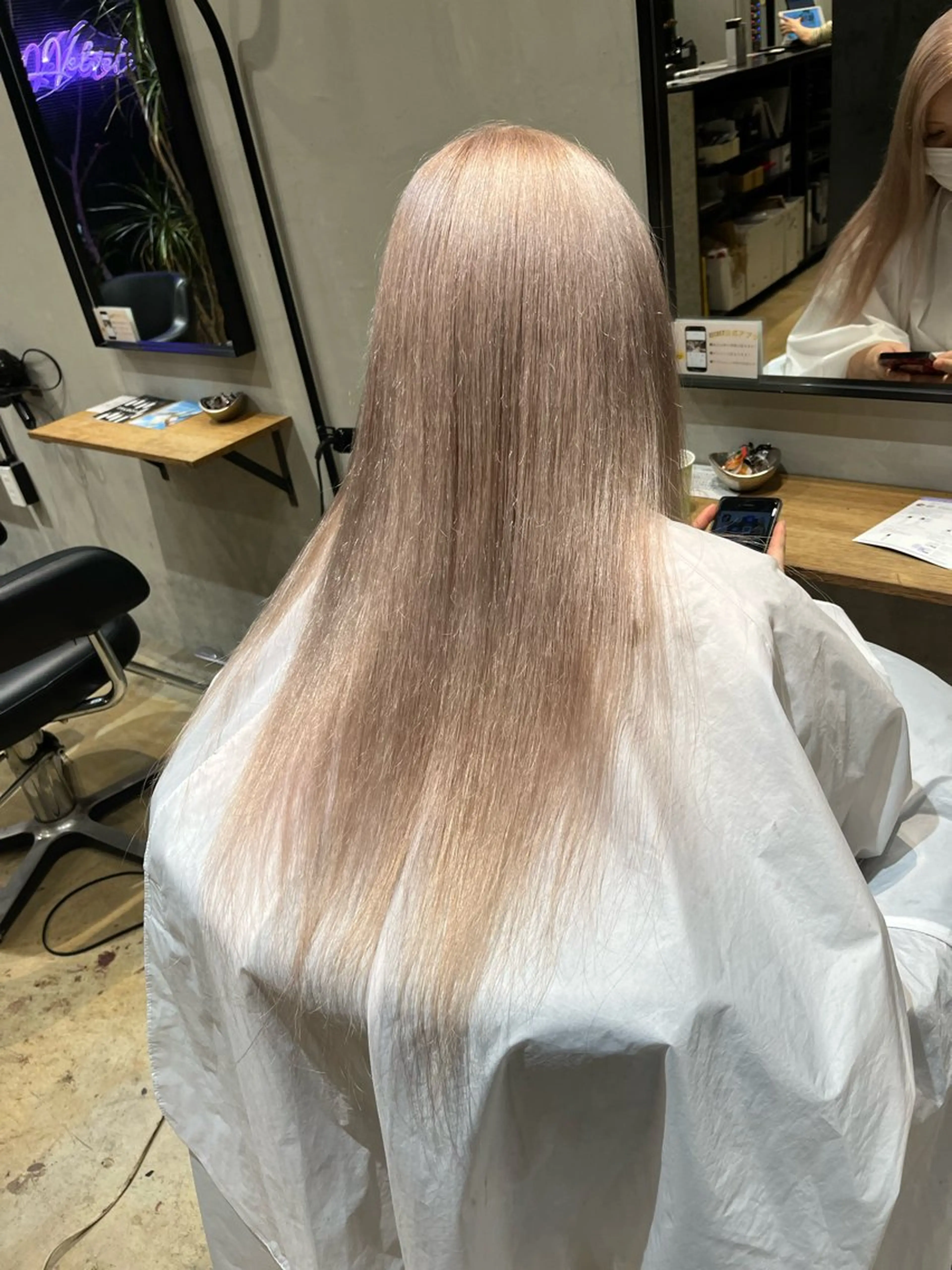 カラー カット ヘアカラー こまつばらみお/レイ ヤー/ダブルカラーのヘアスタイル