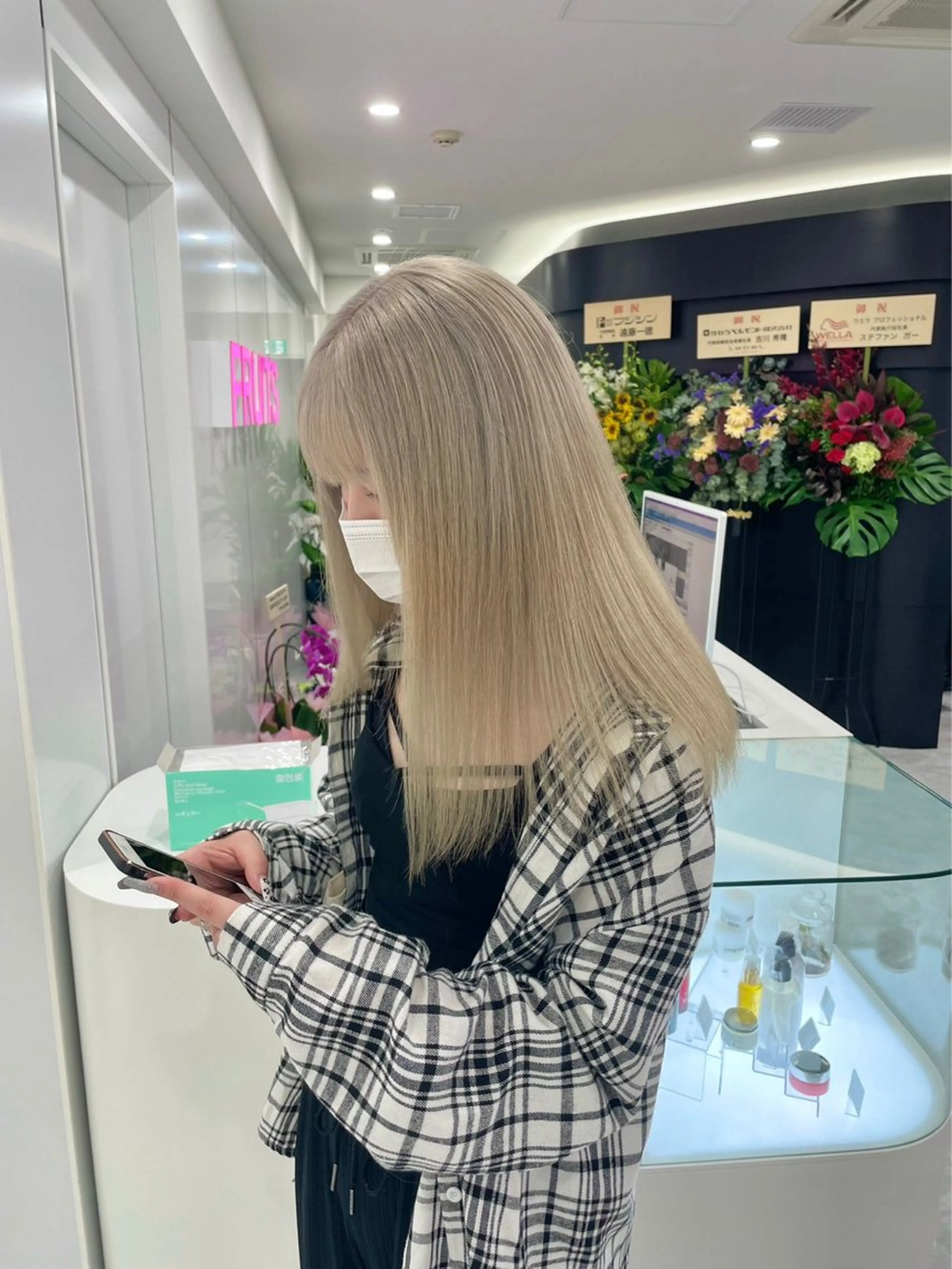 セミロング カラー ヘアカラー トリートメント ヘアセット 渋谷指名1位💖 カラーの達人❣️のヘアスタイル