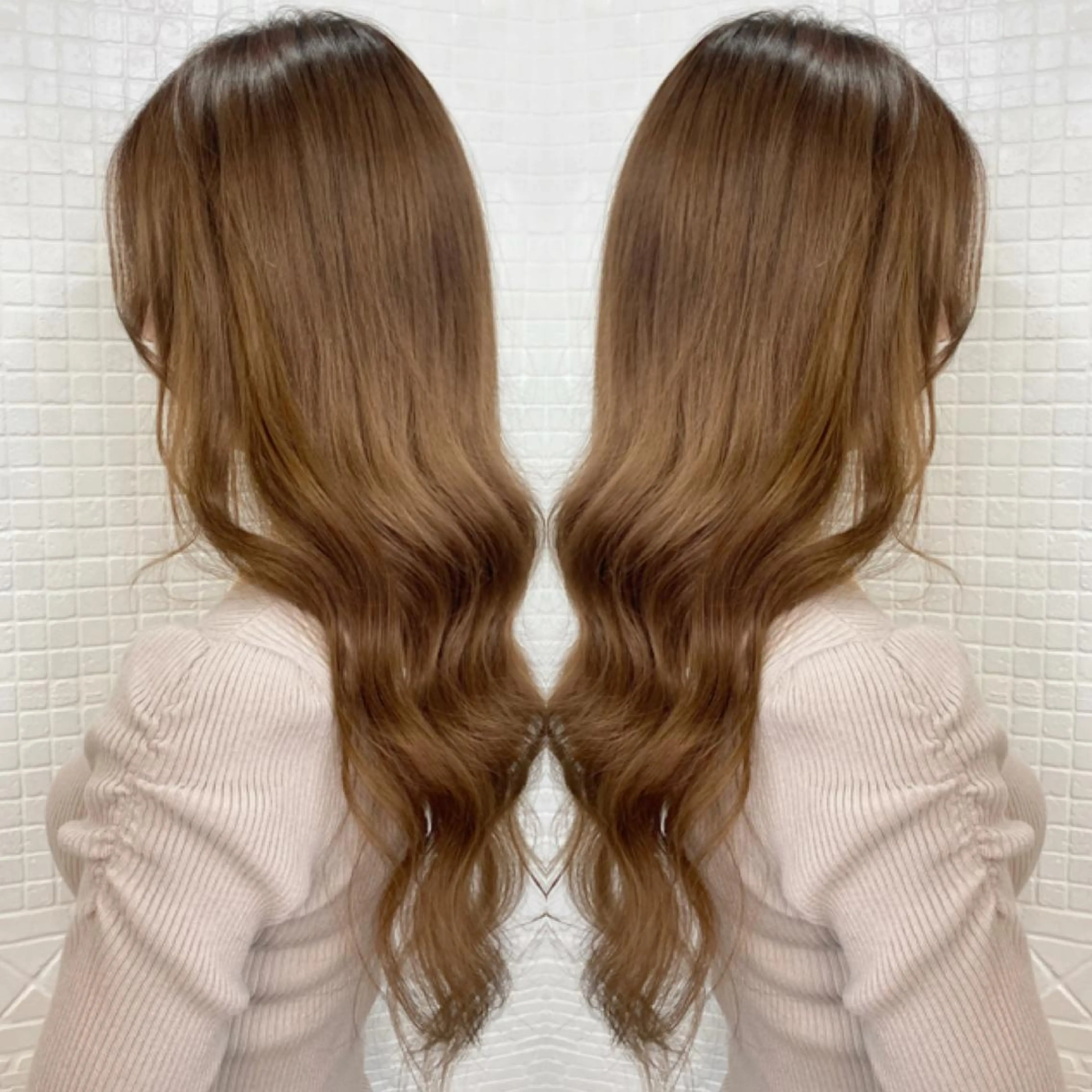 ロング エクステ ANKH CROSS 🦋mako🦋のヘアスタイル