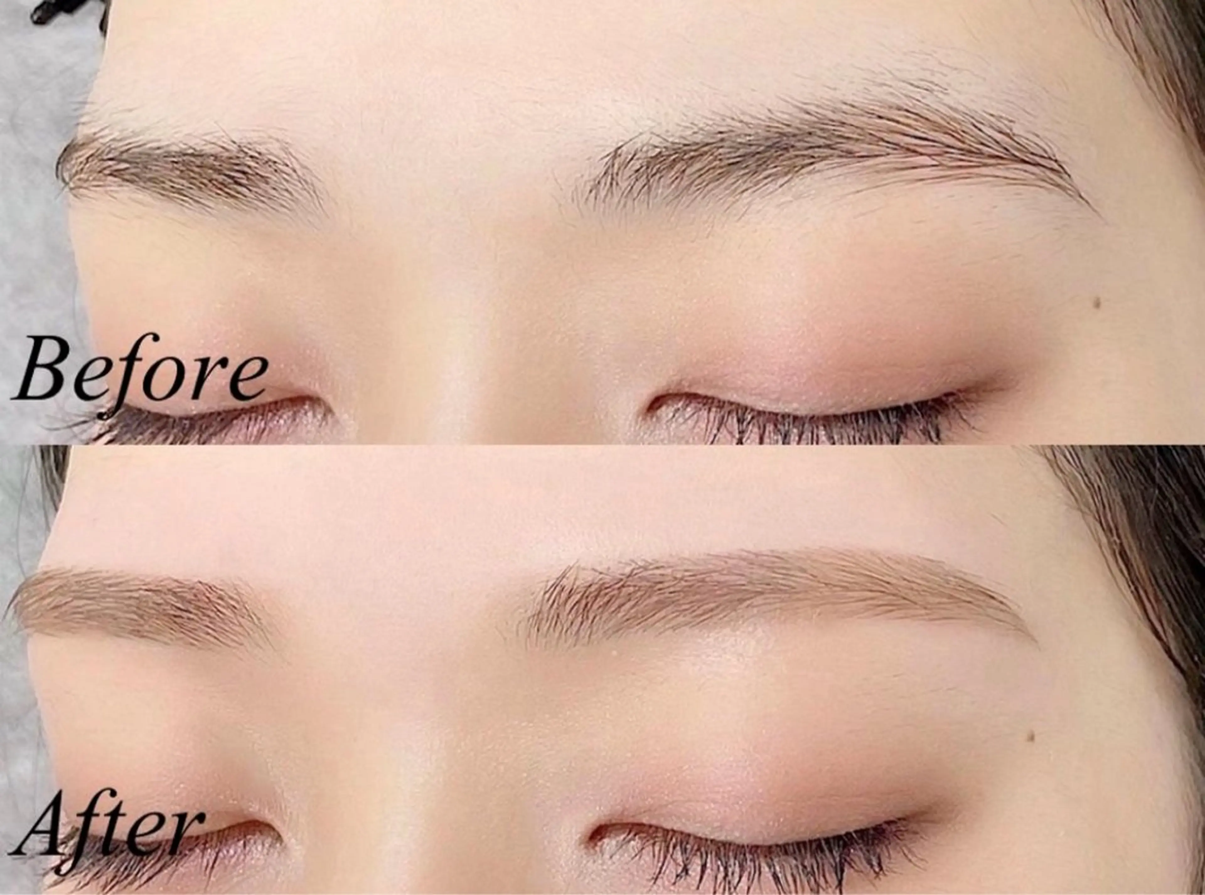 学割U24🧑‍🎓《ツルツル美顔💆🏼‍♀️》美眉アイブロウWAX＋フルフェイス（メイク込） ¥7000の写真