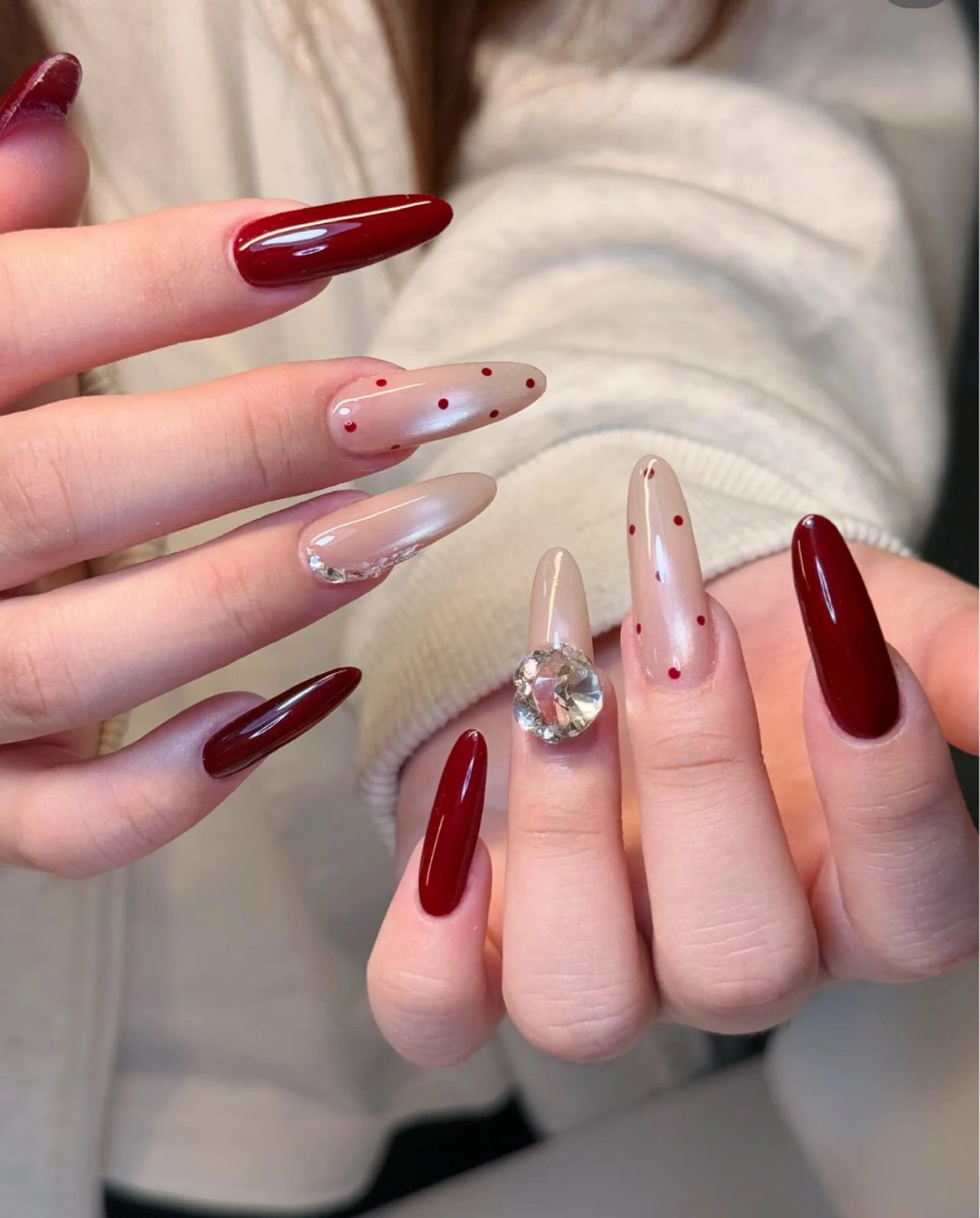 ネイル アートネイル 韓国ネイル 持ち込み ニュアンスネイル ワンカラーネイル イブ ネイリのネイルデザイン