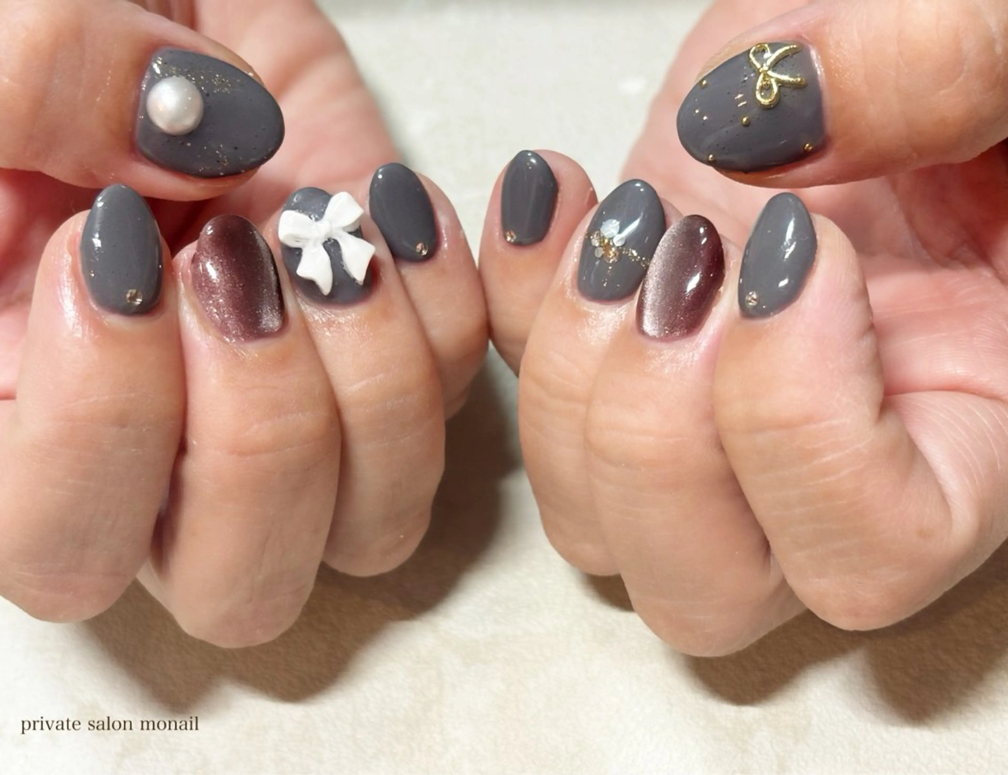 ネイル ハンドネイル private  nail monail所属・nail salon monailのネイルデザイン