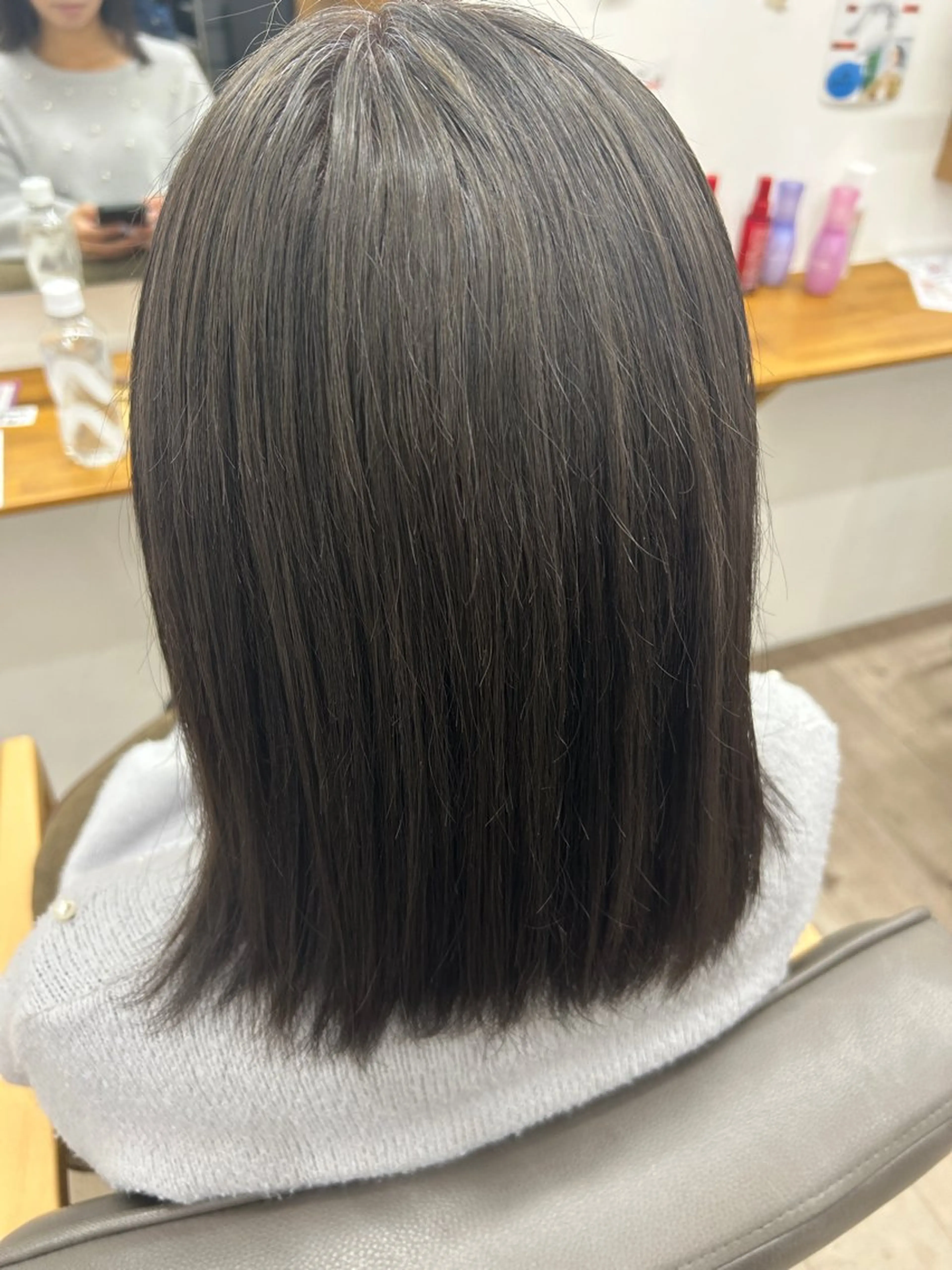 ミディアム ヘアカラー 酒井 直桜矢のヘアスタイル
