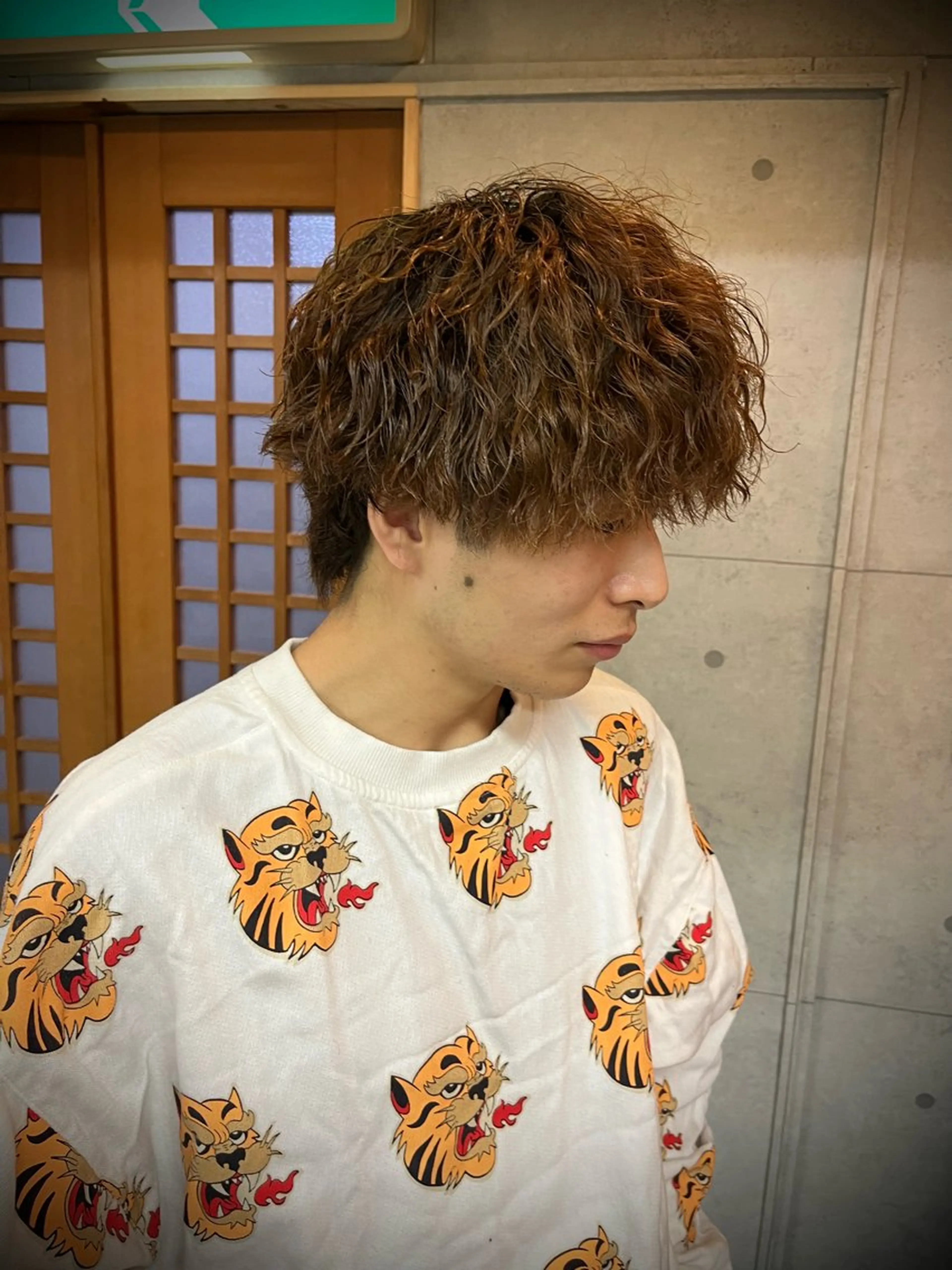 メンズ メンズパーマ カット パーマ 韓国ヘア🇰🇷 RYOTAのヘアスタイル