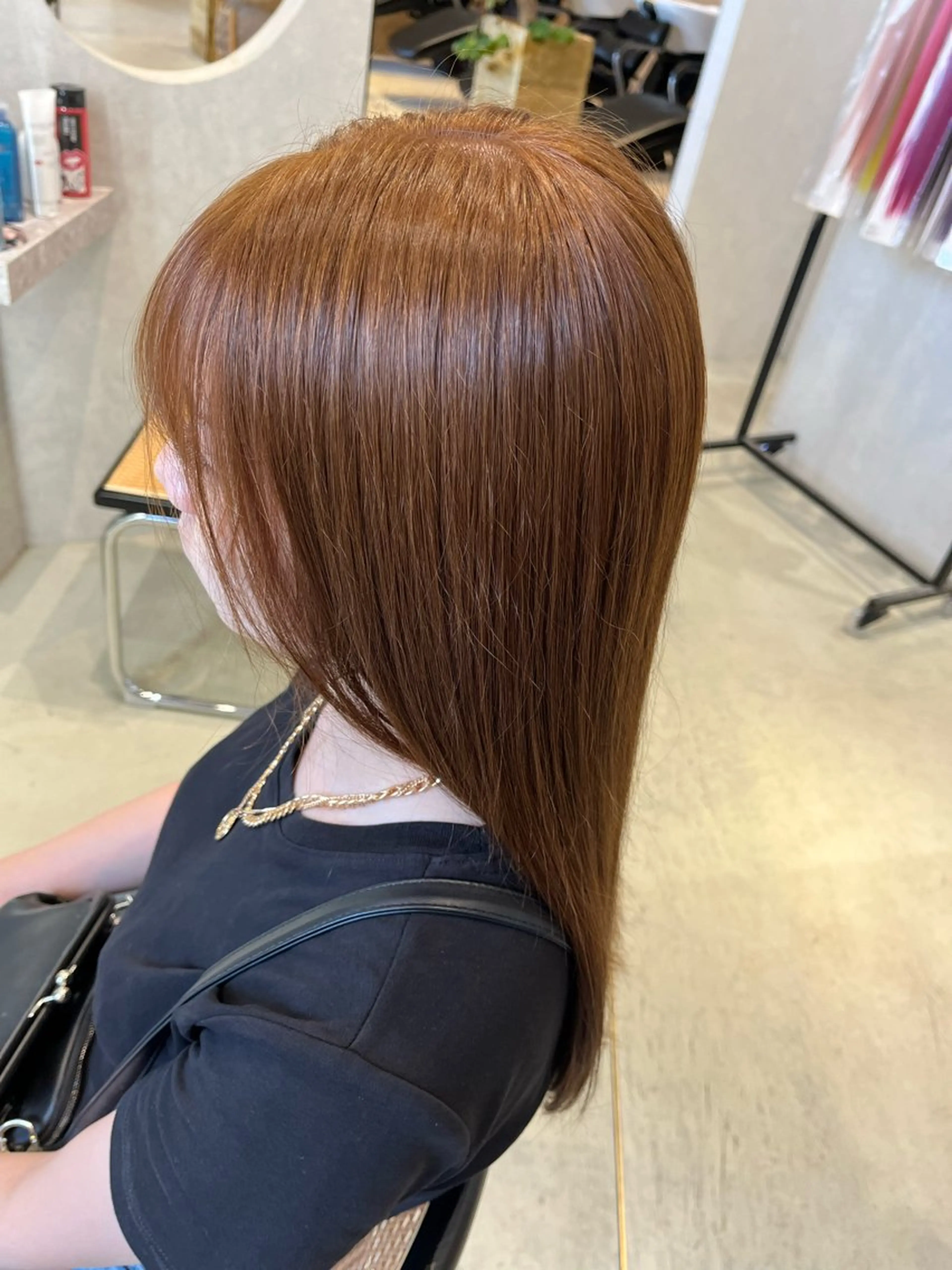 ロング トリートメント カット ヘアカラー 斉藤 果音のヘアスタイル