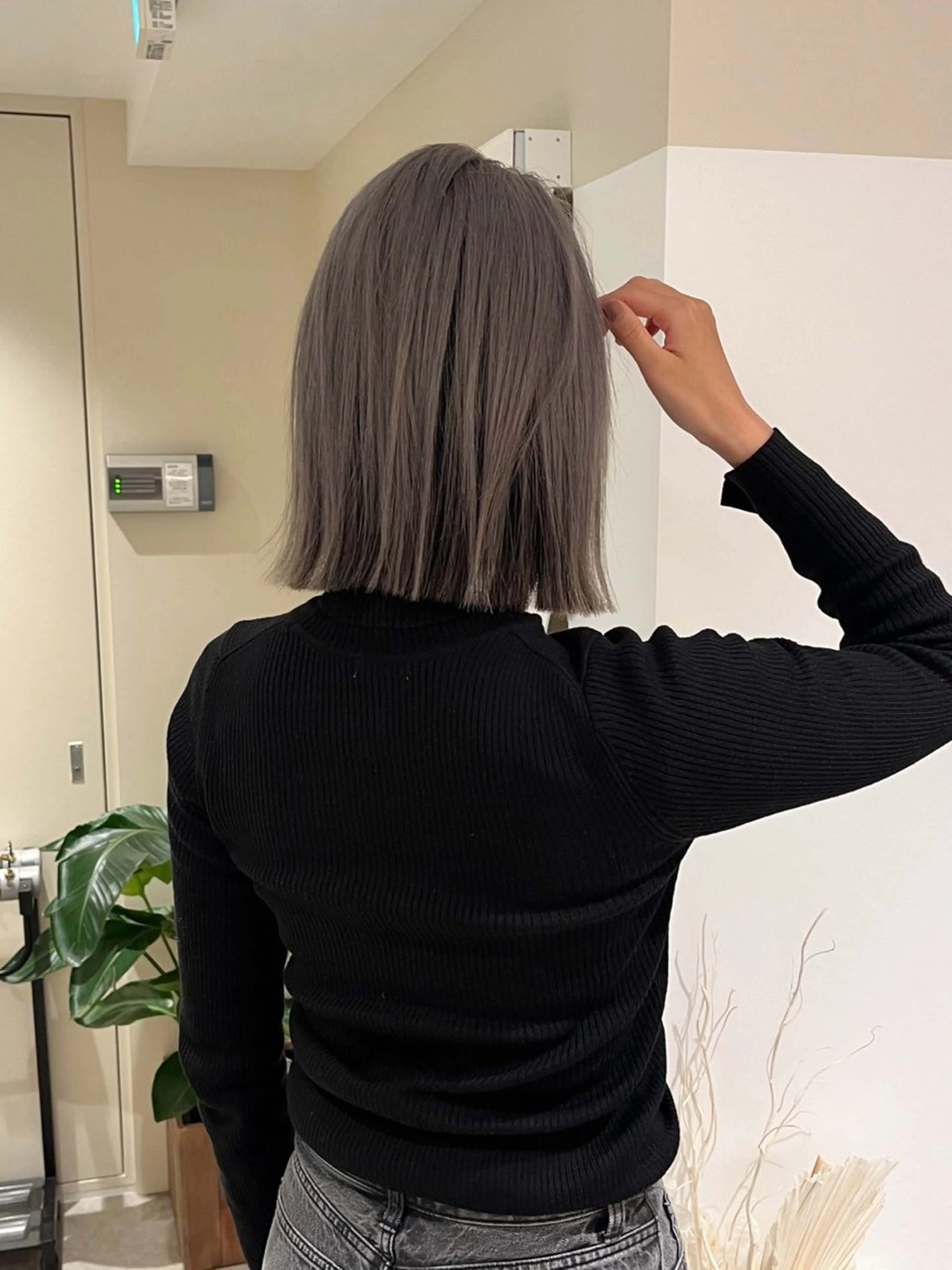 ミディアム ボブ カット ヘアカラー トリートメント Bonheur所属・Bonheur銀座 /runaのヘアスタイル