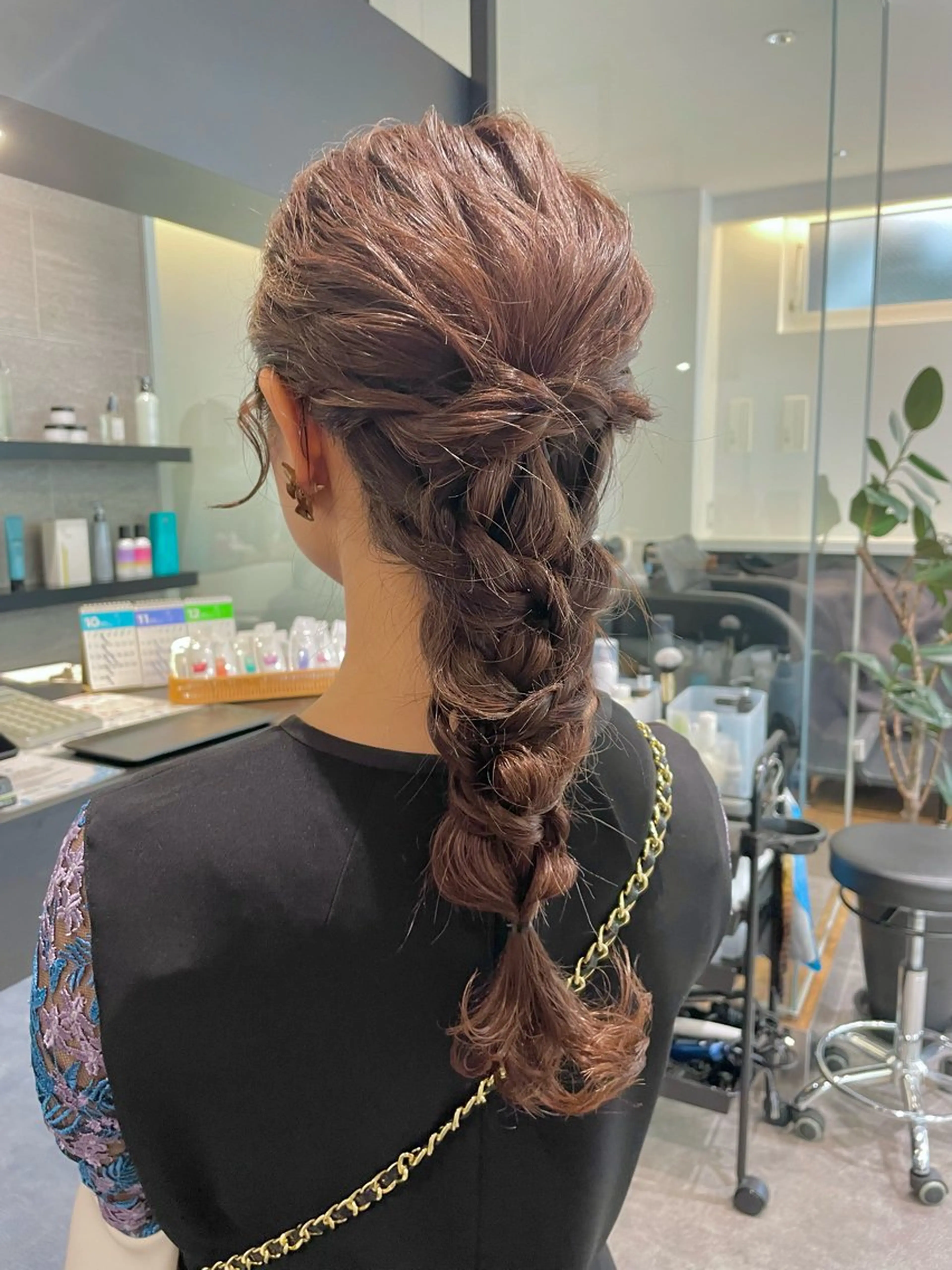 ロング ヘアアレンジ ダブルカラー🦖 /髪質改善⚡️しおりのヘアスタイル