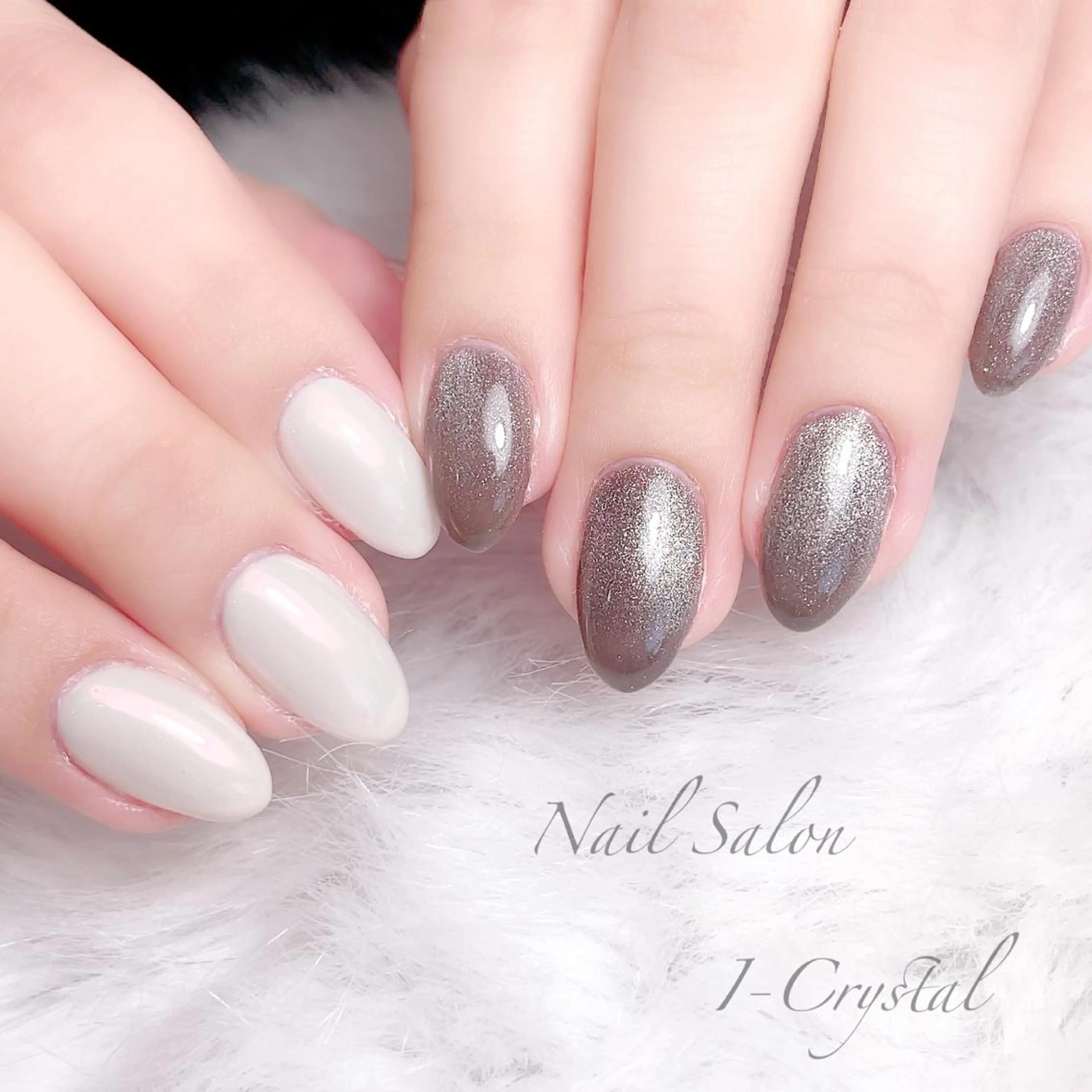 ネイル 持ち込み ストーンネイル NailSalon  I-Crystal所属・中村 郁美のネイルデザイン