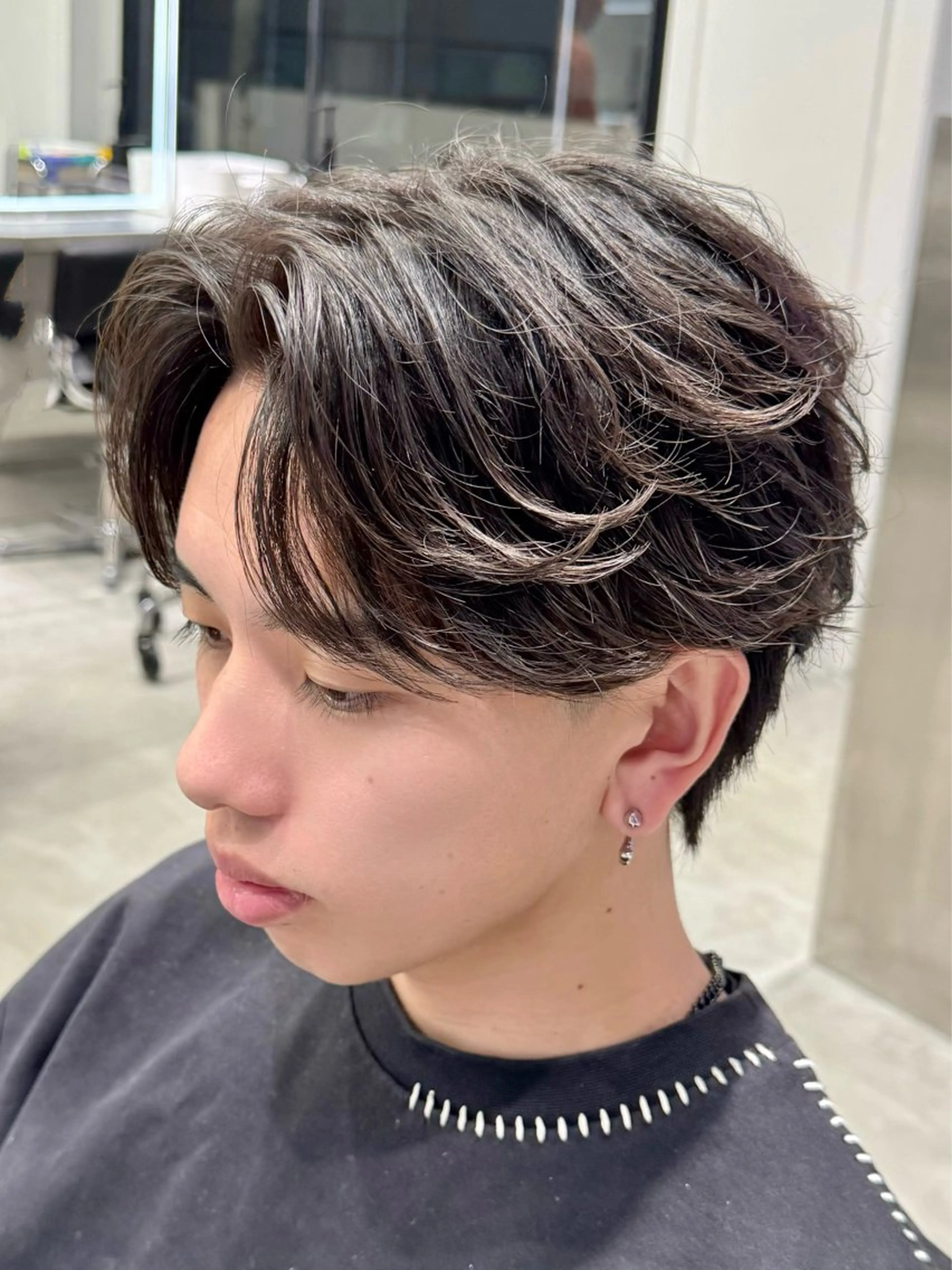 パーマ メンズ フェザーパーマ メンズパーマ fifth 天神店所属・fifth天神パーマ /海愛樂のヘアスタイル