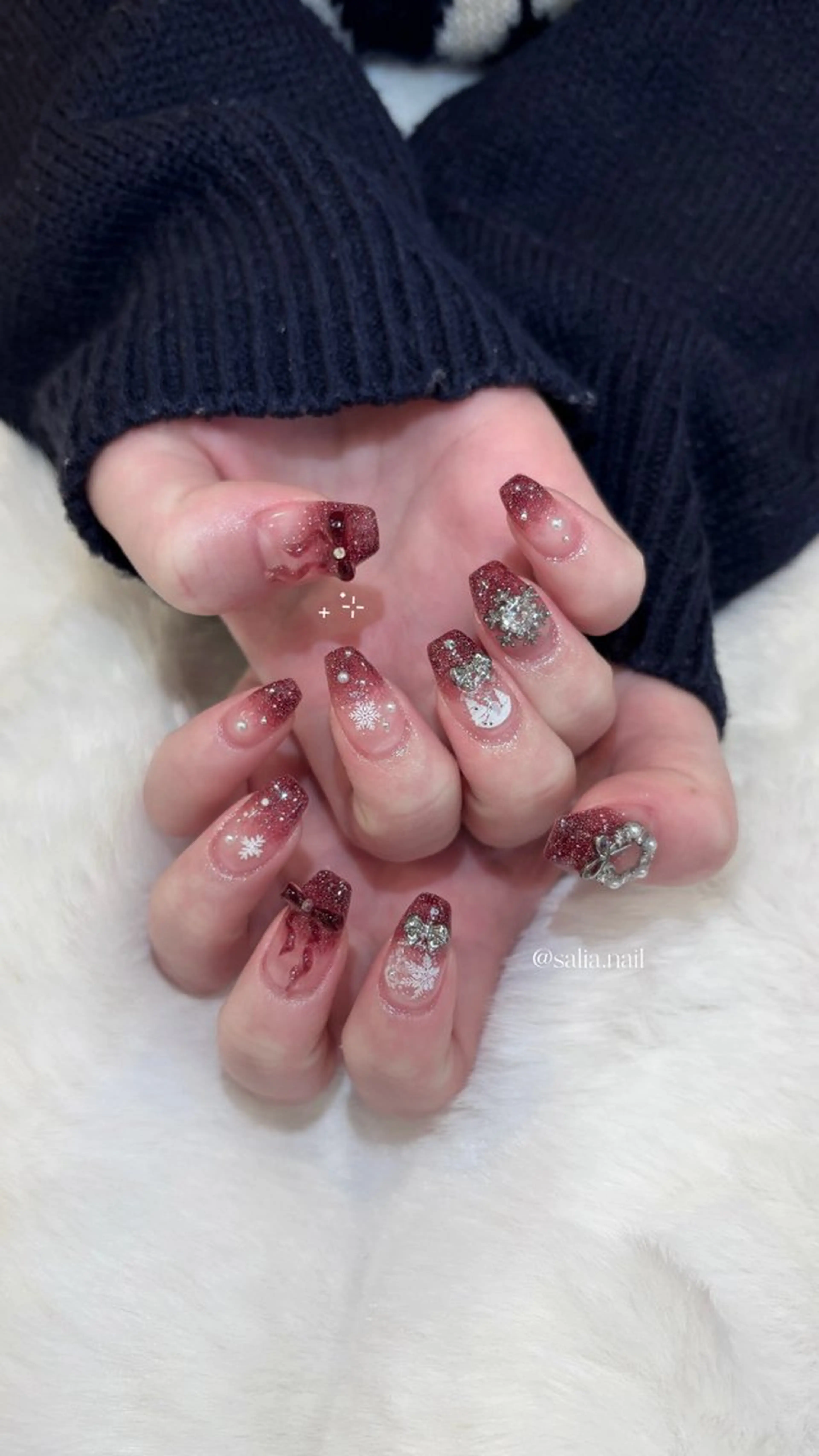 ネイル ハンドネイル 名古屋ワンホンネイル 沙理亜のネイルデザイン