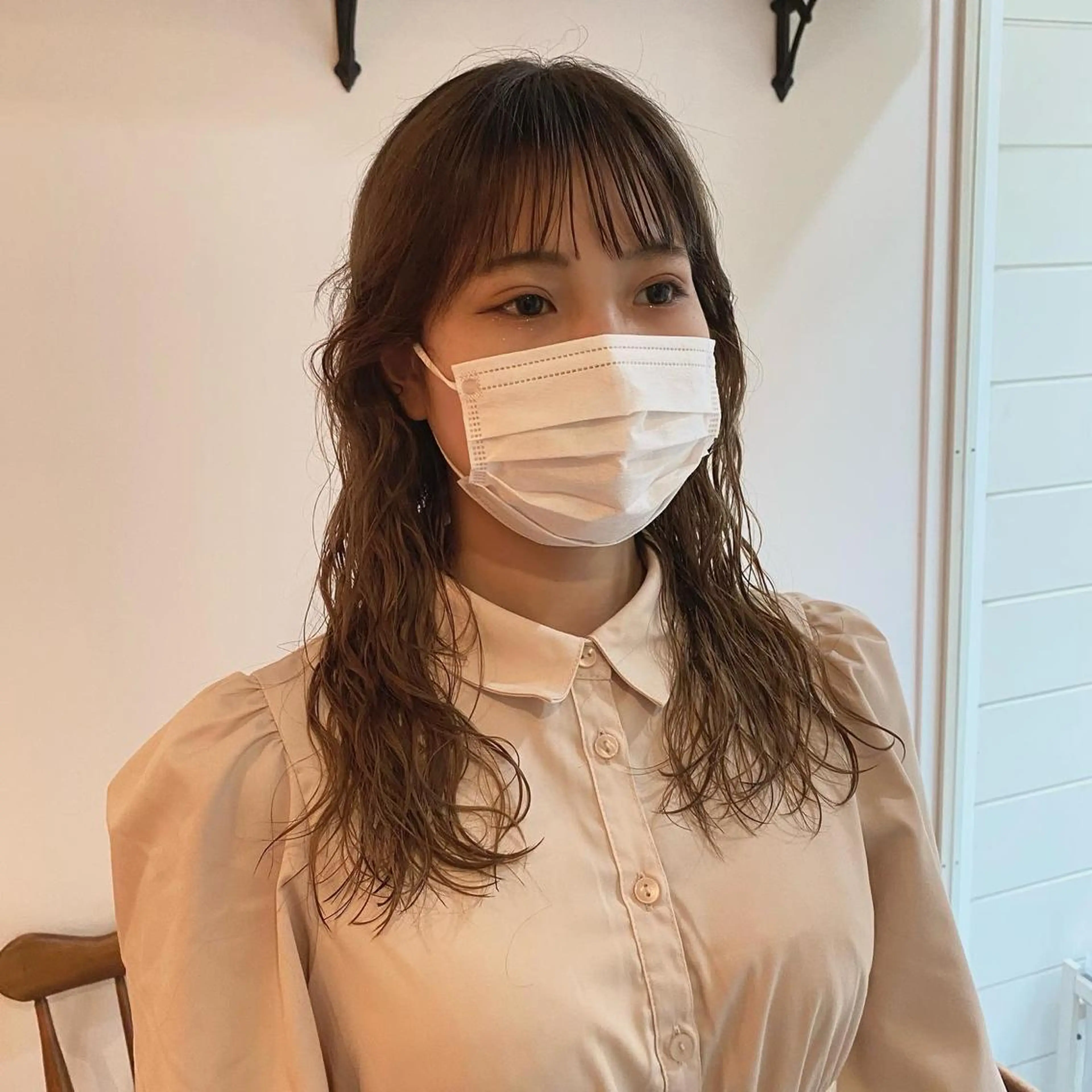 ロング パーマ ロング カット ヘアカラー トリートメント 店長　ショート& パーマ　坂本のヘアスタイル