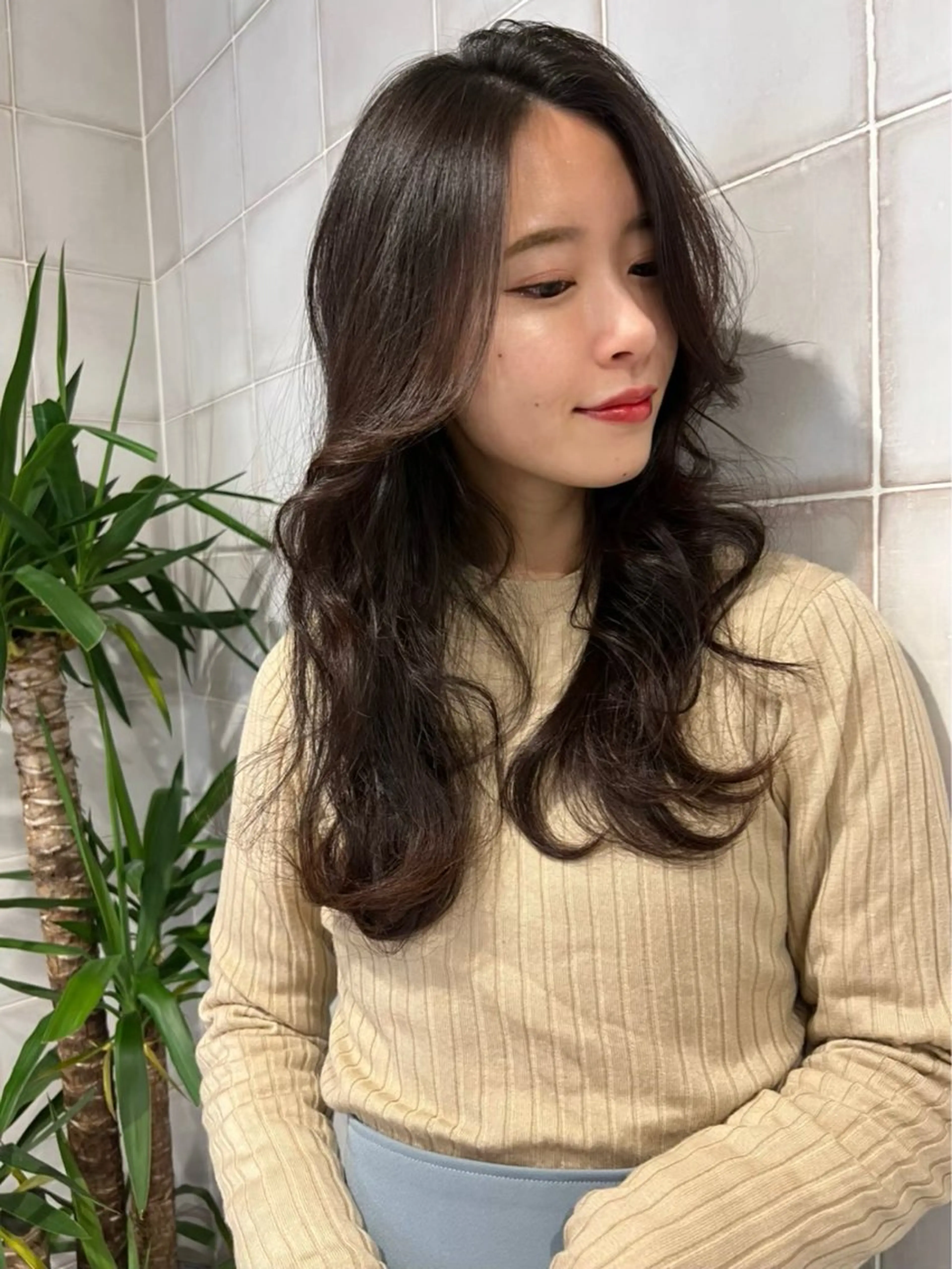 ロング カラー ヘアカラー トリートメント APHRODITE GINZA 御茶ノ水神保町店所属・1番のカワイイを作り ましょう🎀さやのヘアスタイル