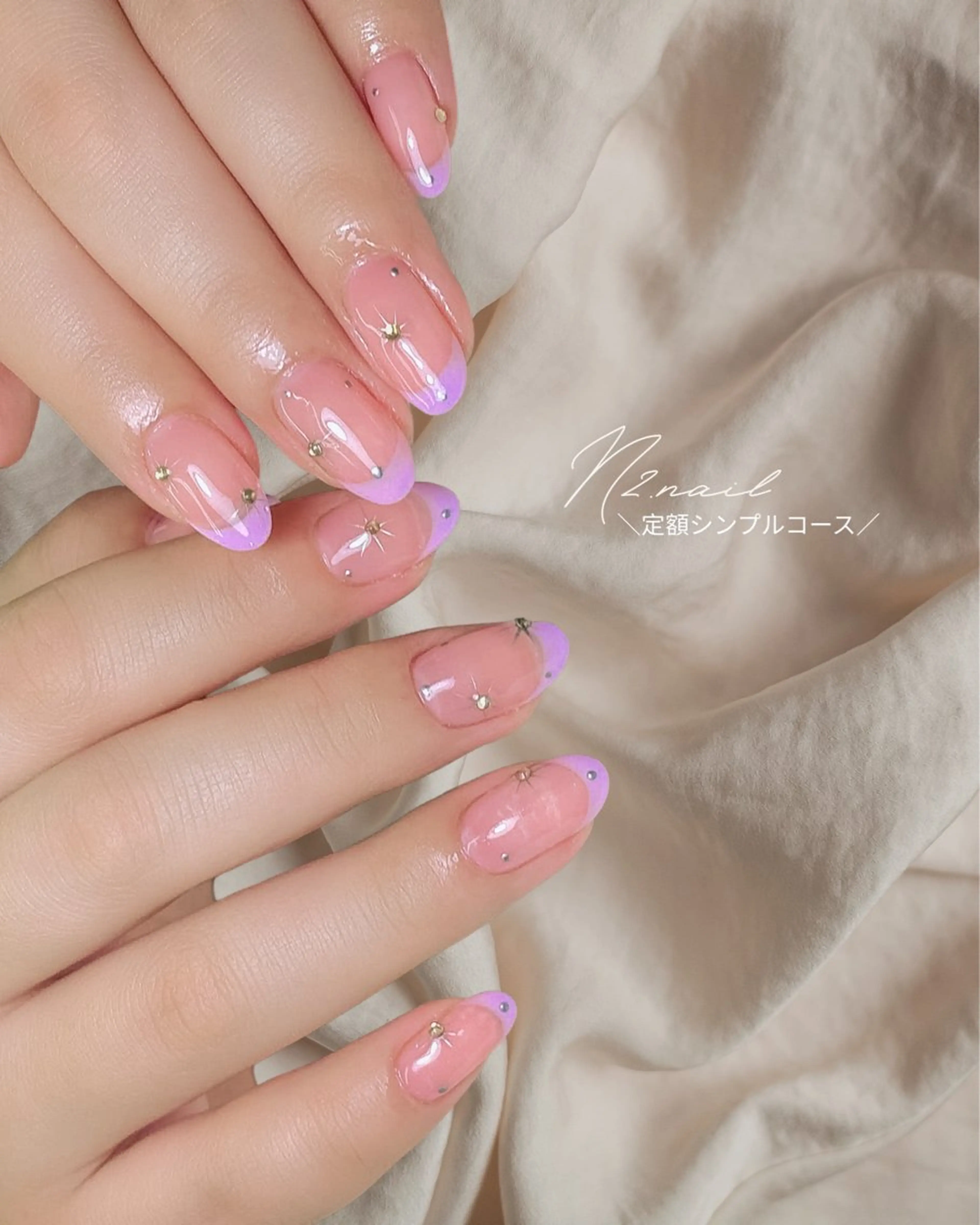 ミディアム ハンドネイル N2.nail所属・N2 nailのネイルデザイン