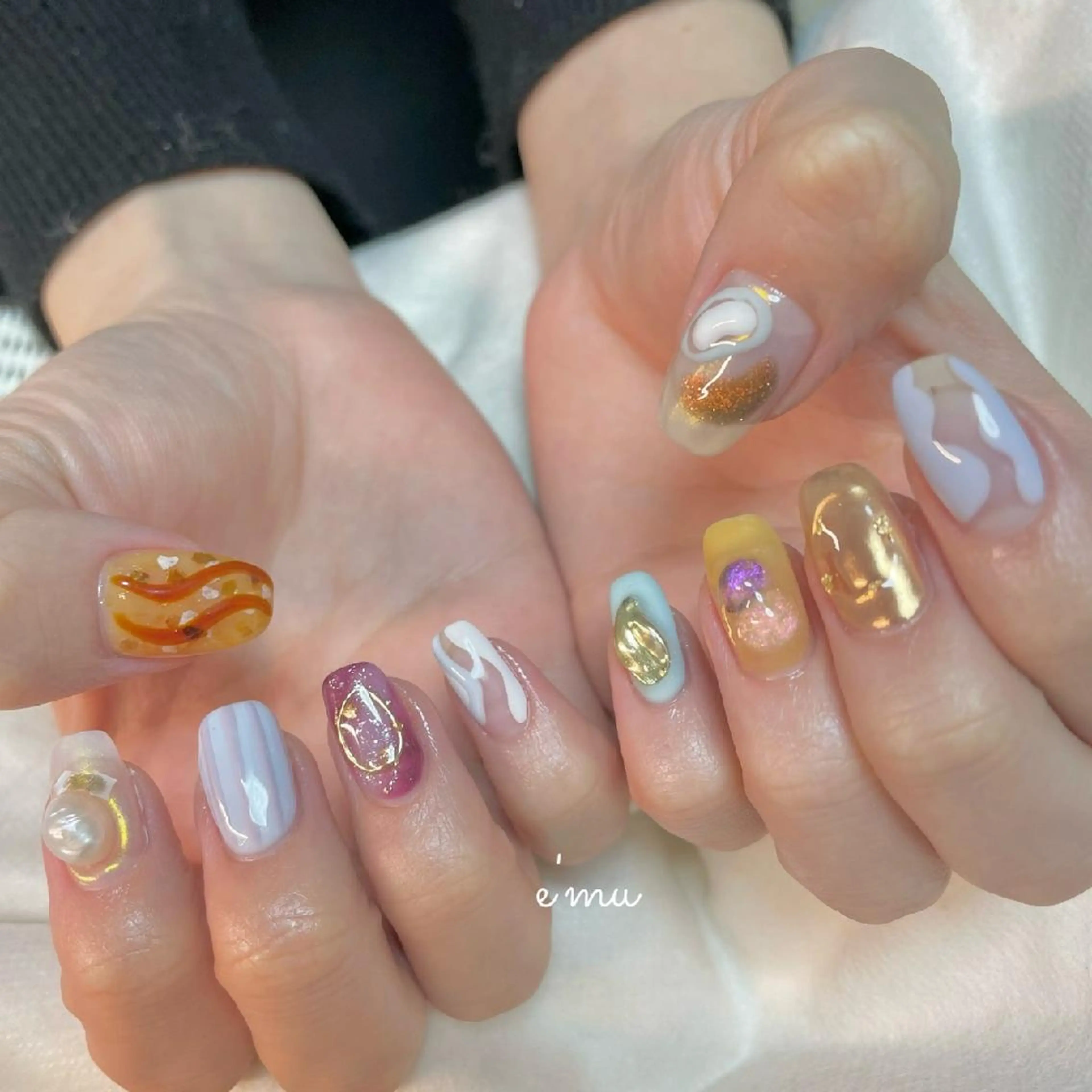 ネイル nail salon e'mu💐のネイルデザイン