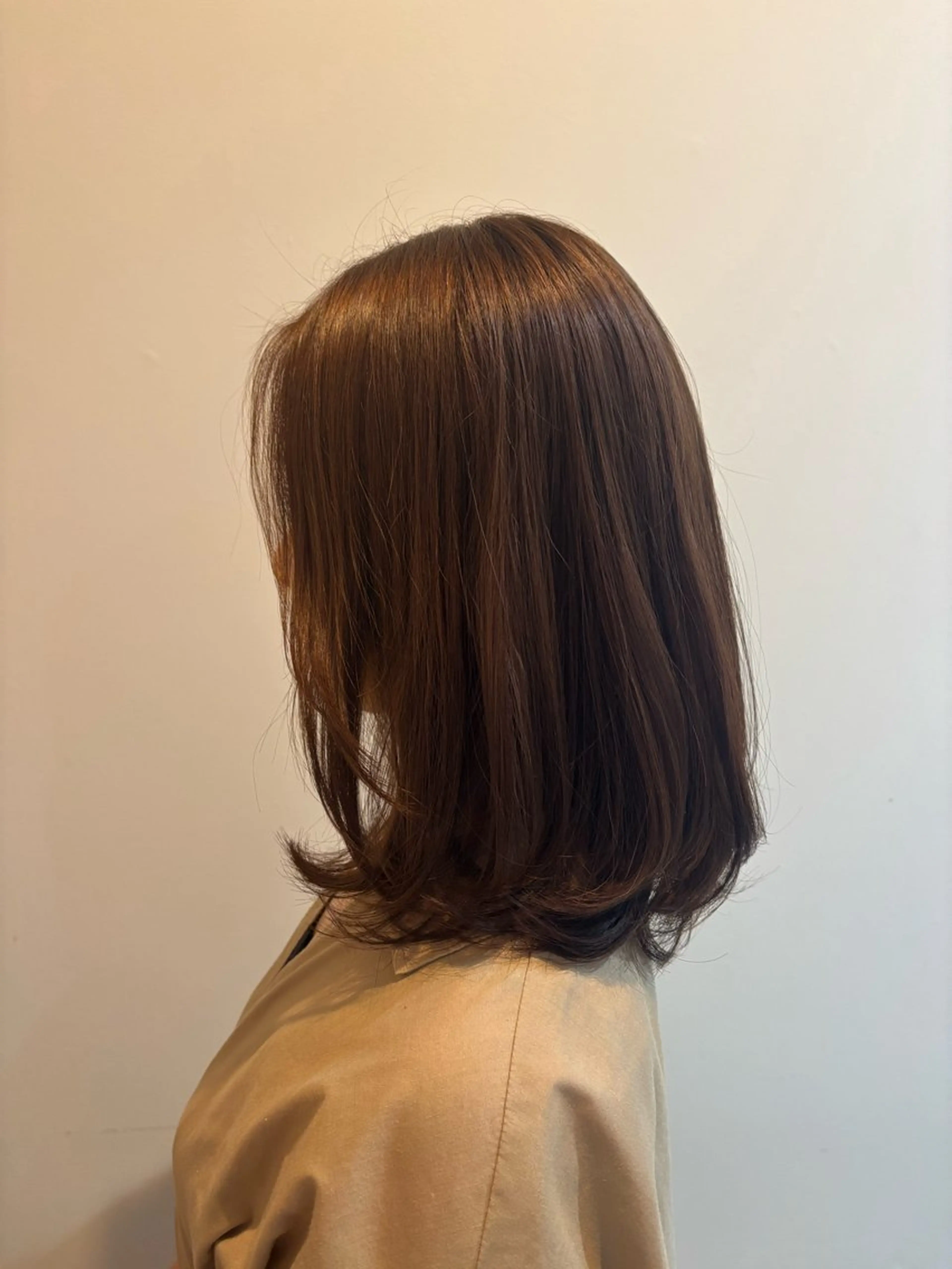 ミディアム 横田 凜子のヘアスタイル