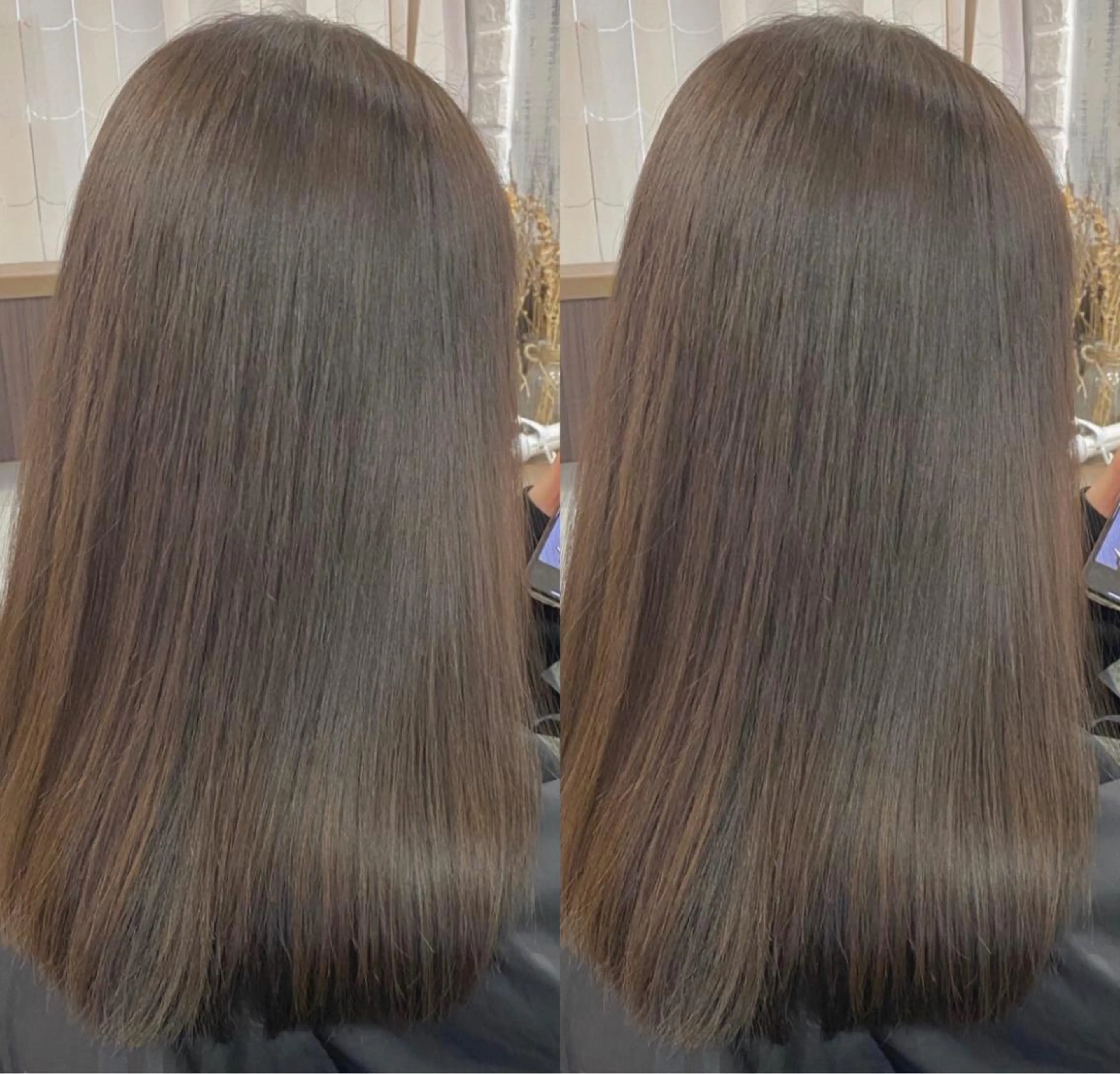 セミロング カラー パーマ ヘアアレンジ メンズ キッズ ネイル マツエク・マツパ アイブロウ メンズブリーチ メンズインナーカラー メンズパーマ セミロングパーマ 黒髪 韓国風レイヤーカット グレージュ/大希のヘアスタイル
