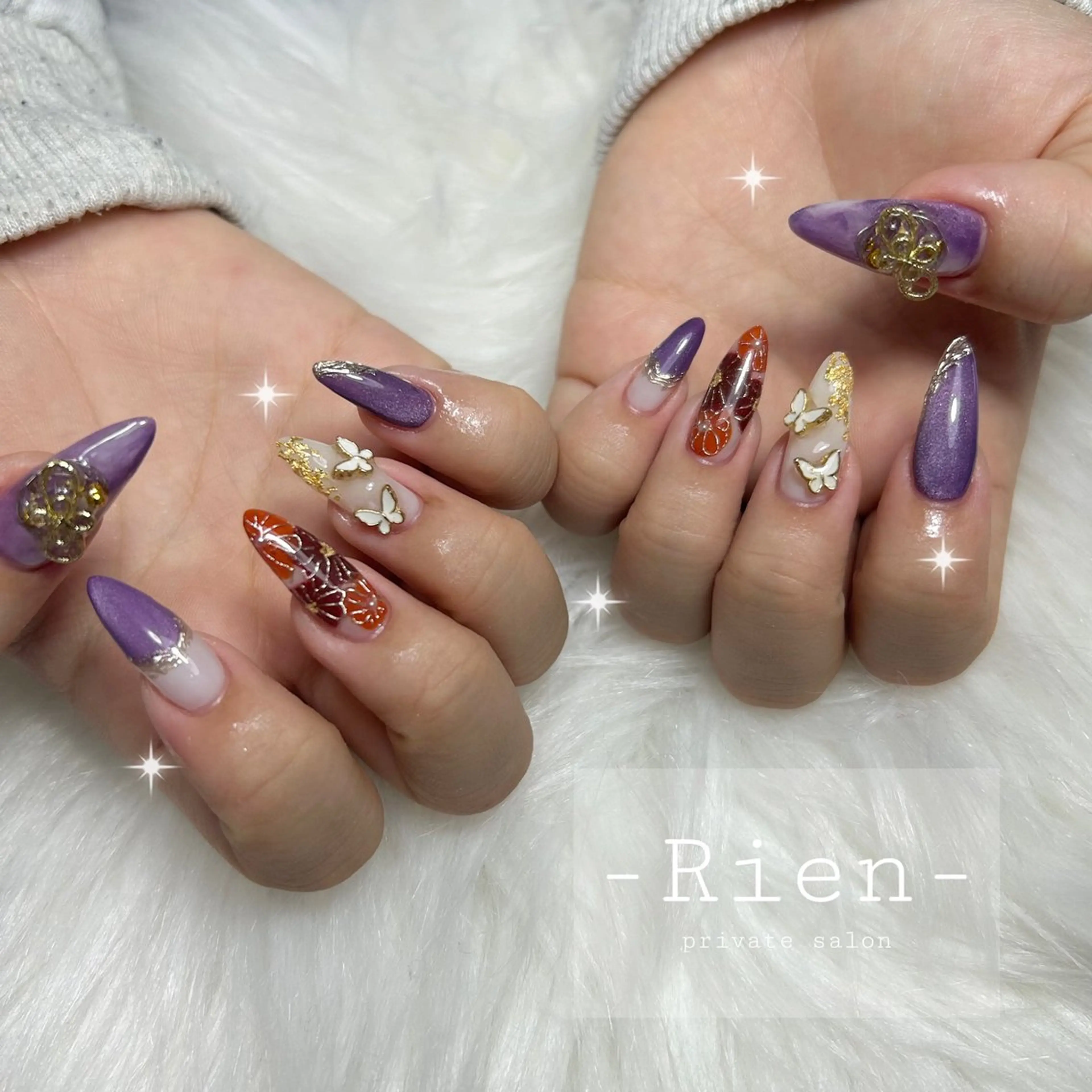 ネイル ハンドネイル -Rien- プライベートサロンのネイルデザイン