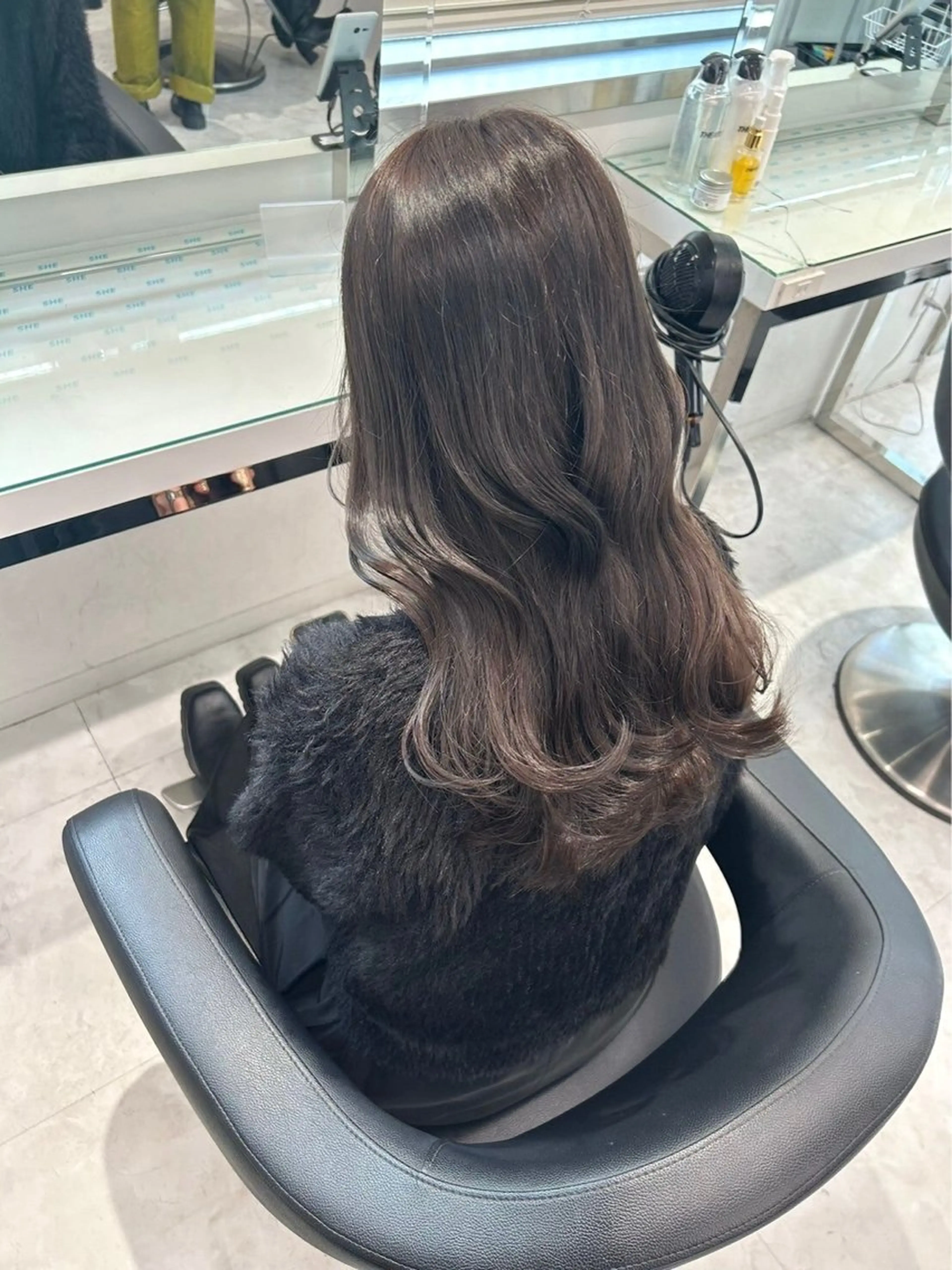 カラー 髪質改善 夏カラーオレンジ ヘアーひめな🫧のヘアスタイル
