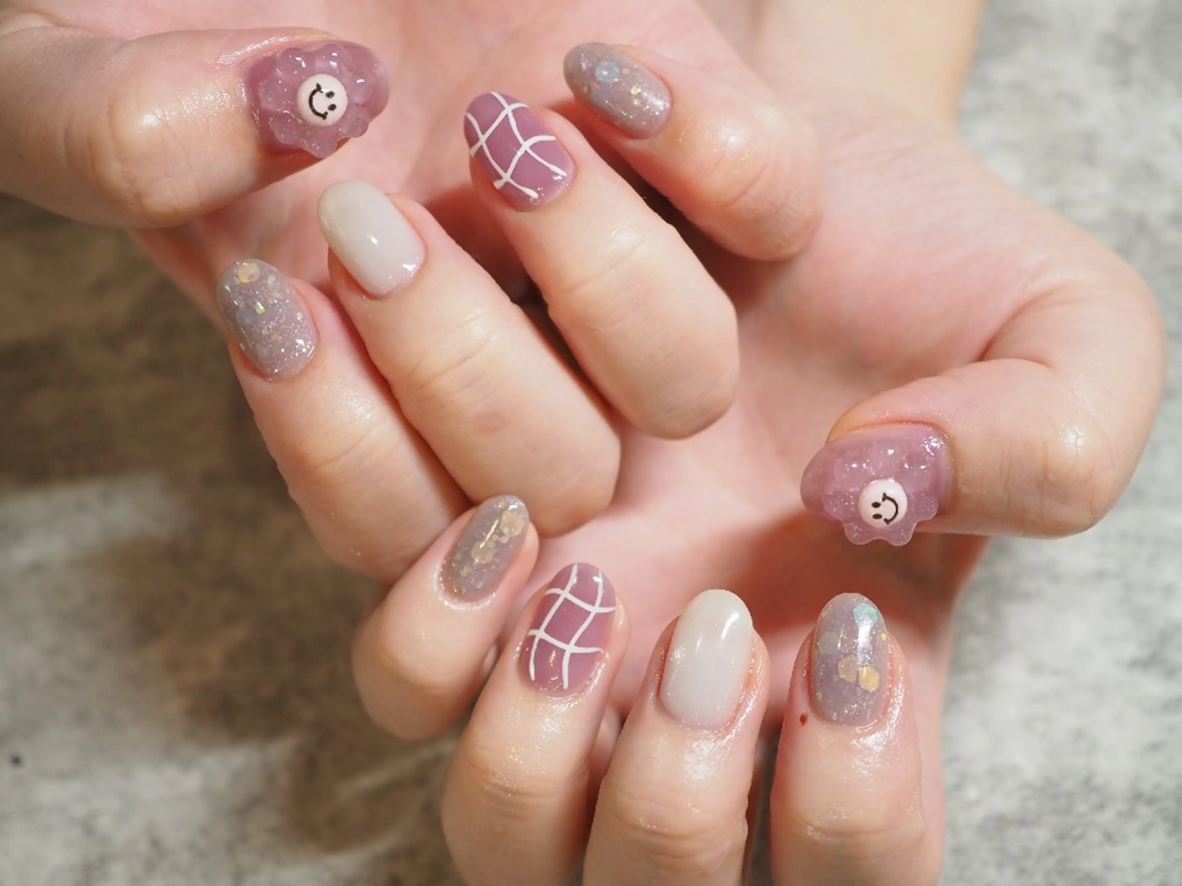 ネイル ハンドネイル glaNje 福光のネイルデザイン