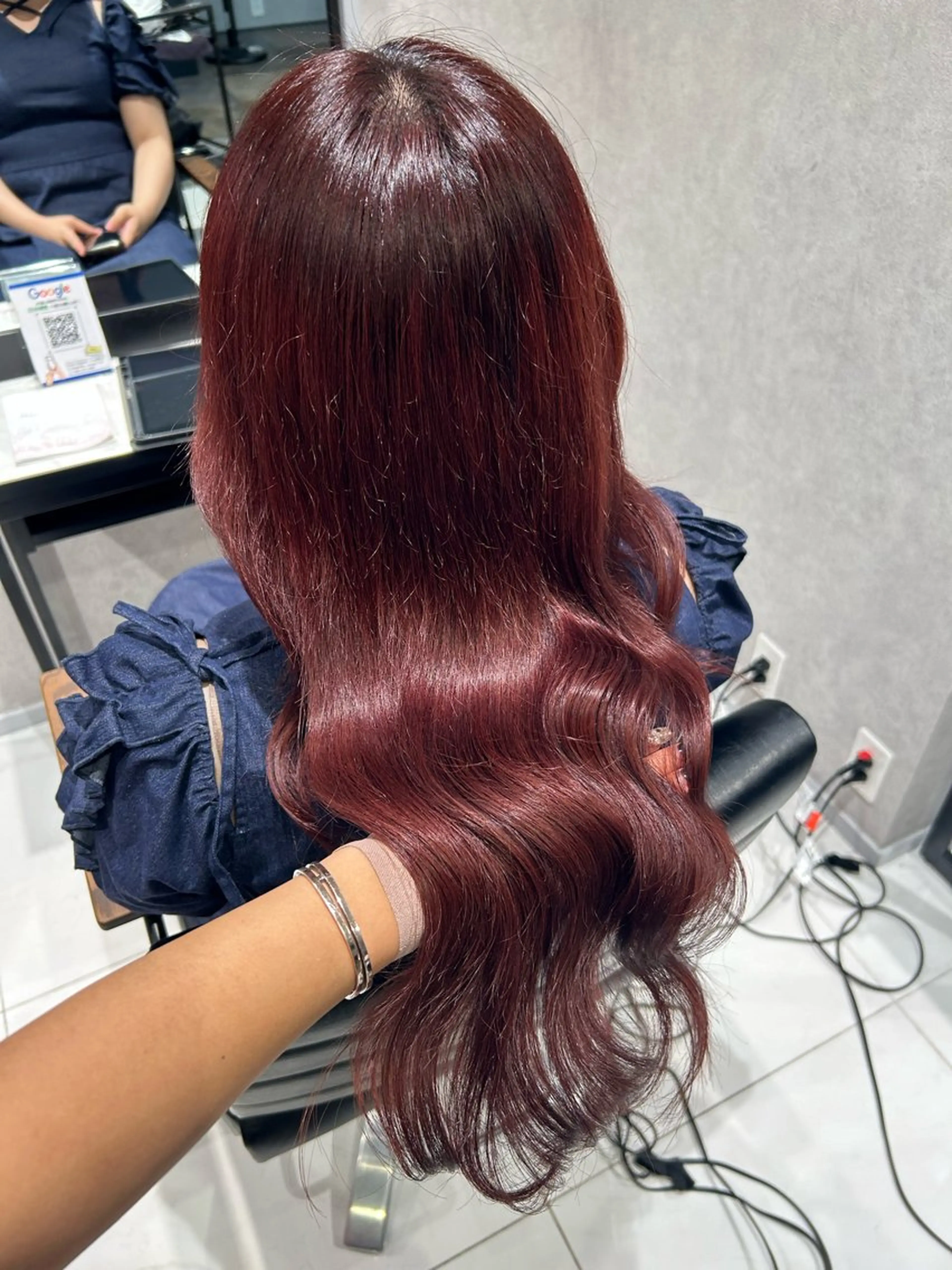 カラー カット ヘアカラー トリートメント 透明感カラー🩵 束感まつげ🪼海月のヘアスタイル