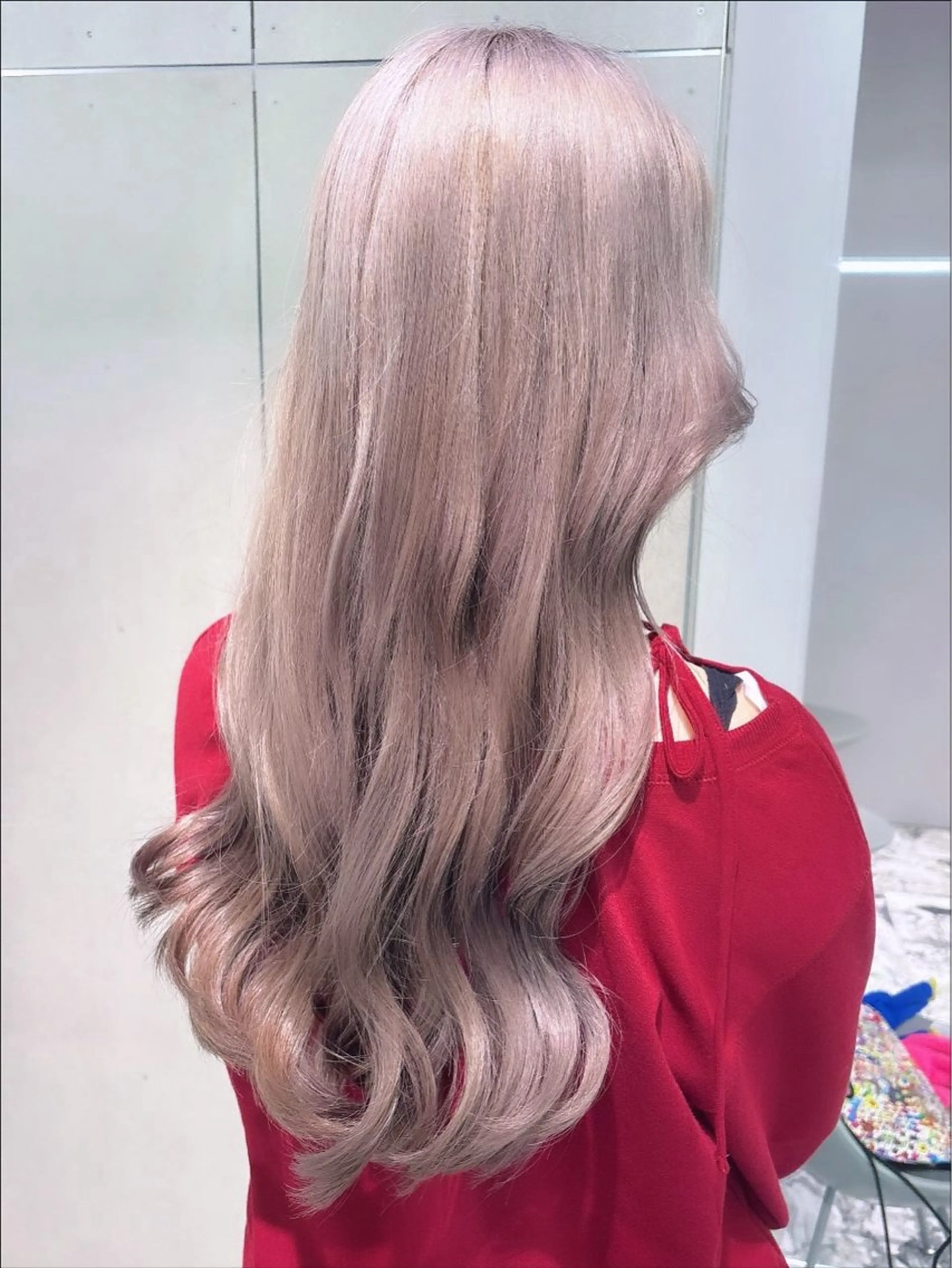 カラー ヘアカラー Harune/うる艶 ハイトーンのヘアスタイル