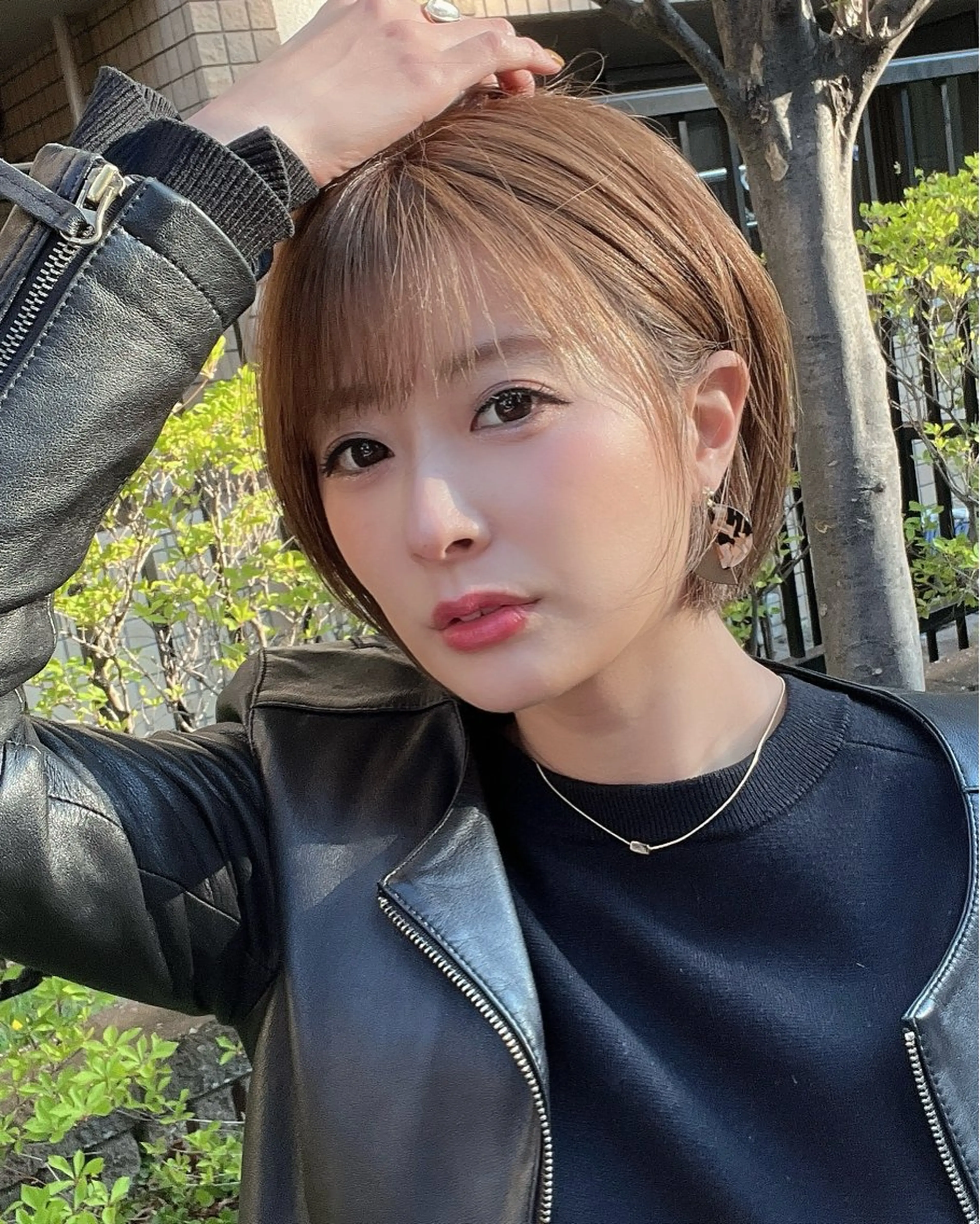 ショート ショートボブ ボブレイヤー ボブ 髪質改善 韓国風ヘア ボブ・レイヤー・縮毛 /内藤康太のヘアスタイル