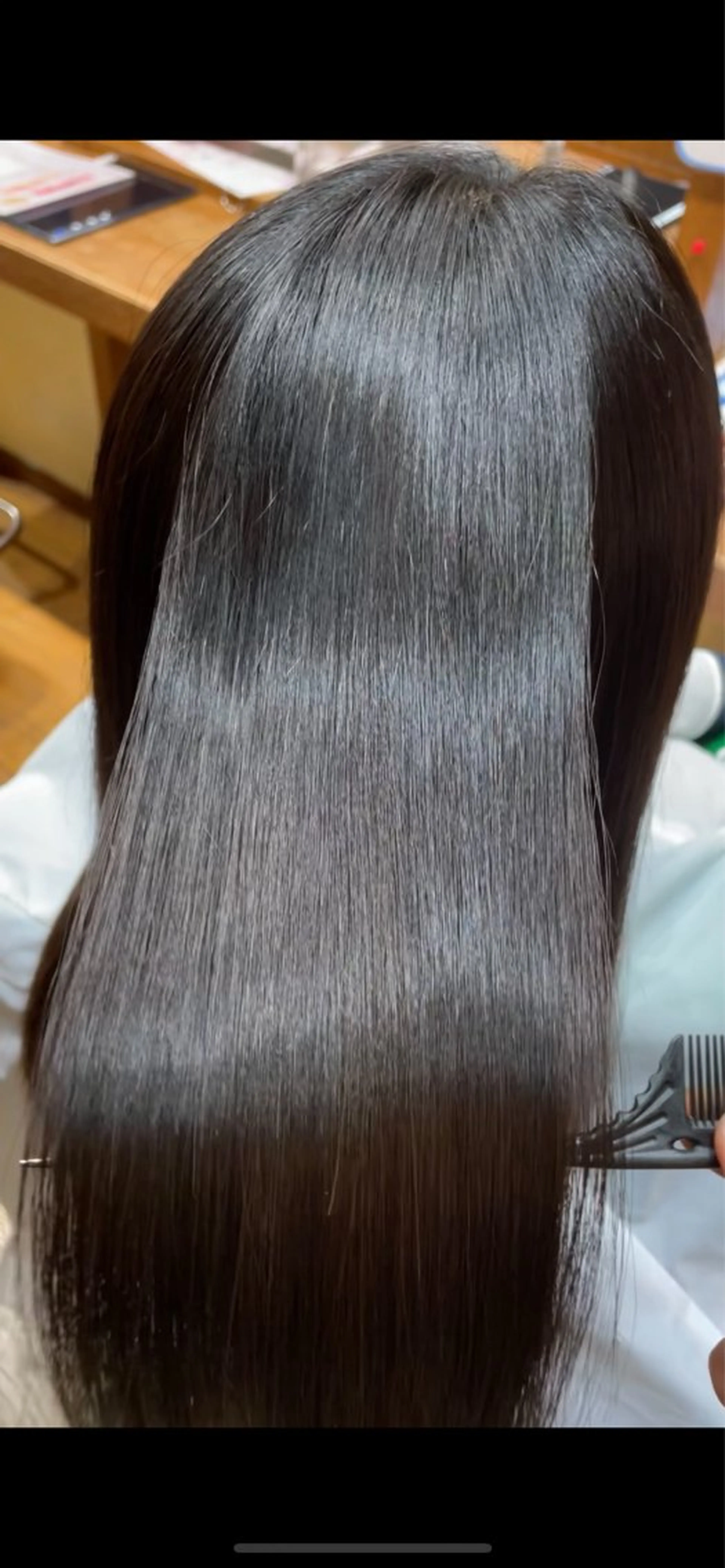 カット 縮毛矯正 トリートメント TJ天気予報 鈴木優月のヘアスタイル