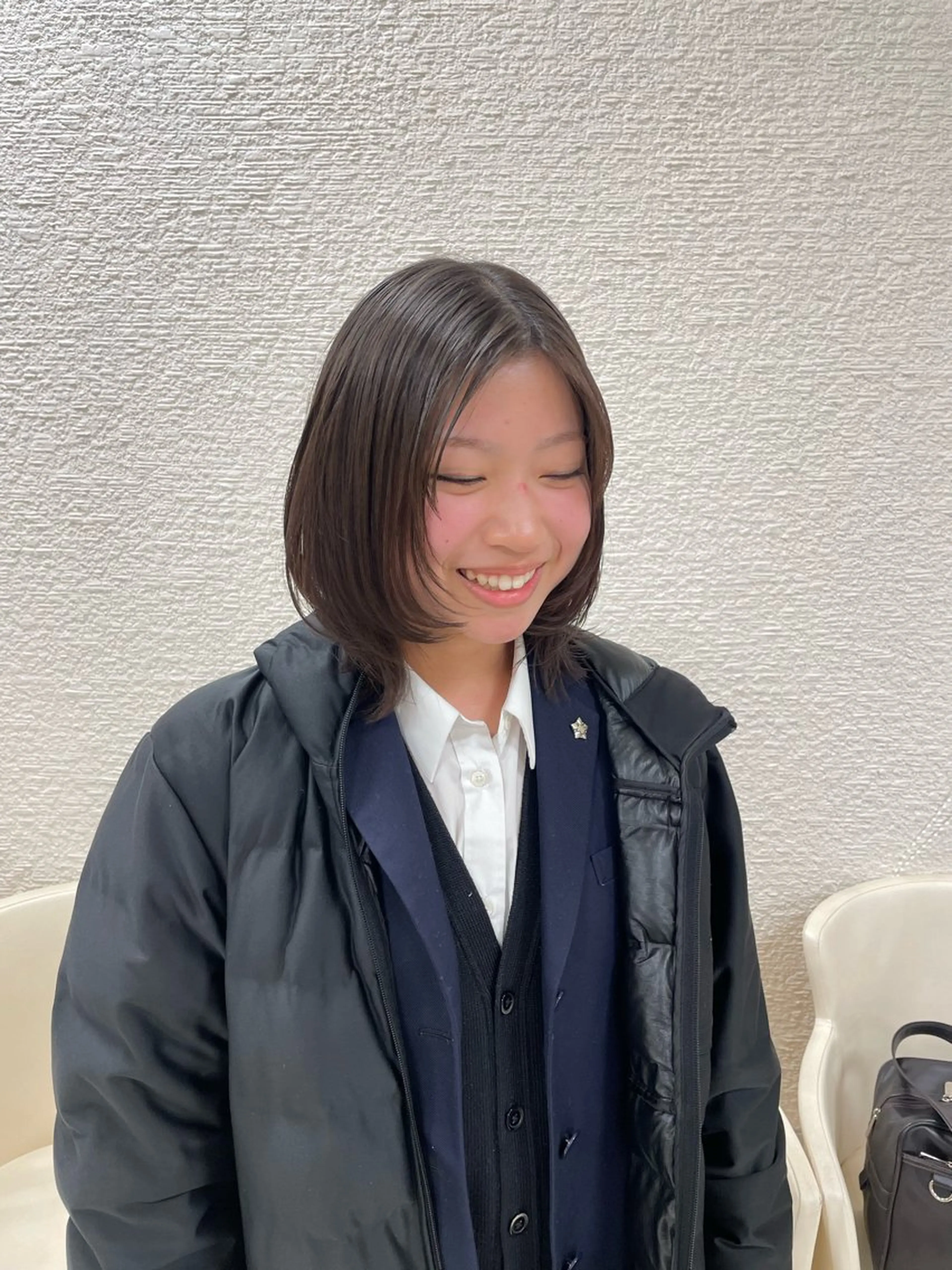 ミディアム 透明感ワンカラー 🎀髪質改善/AOのヘアスタイル