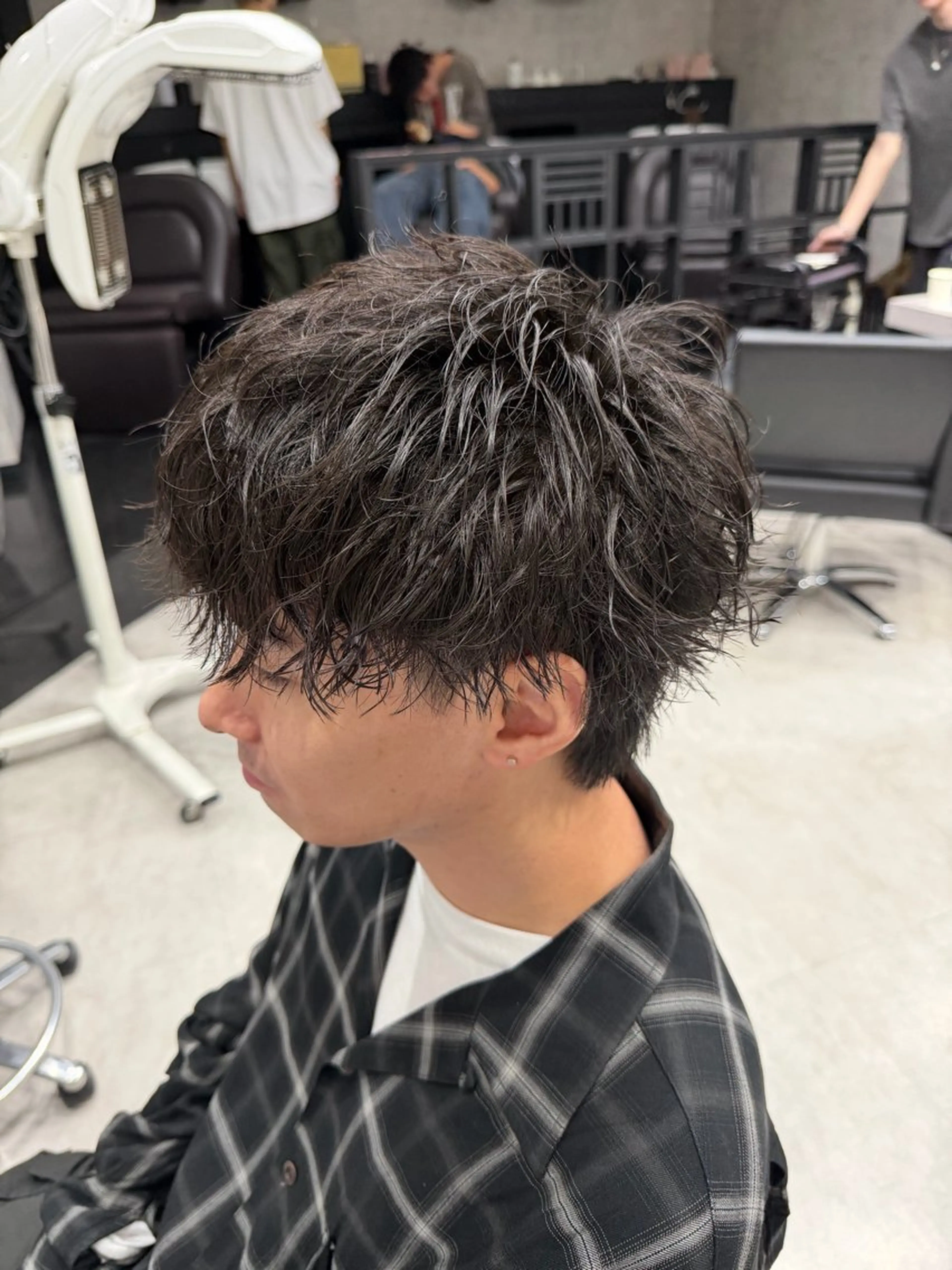 ショート パーマ メンズ メンズパーマ カット 「パーマ指名No1 🥇」小日向悠のヘアスタイル