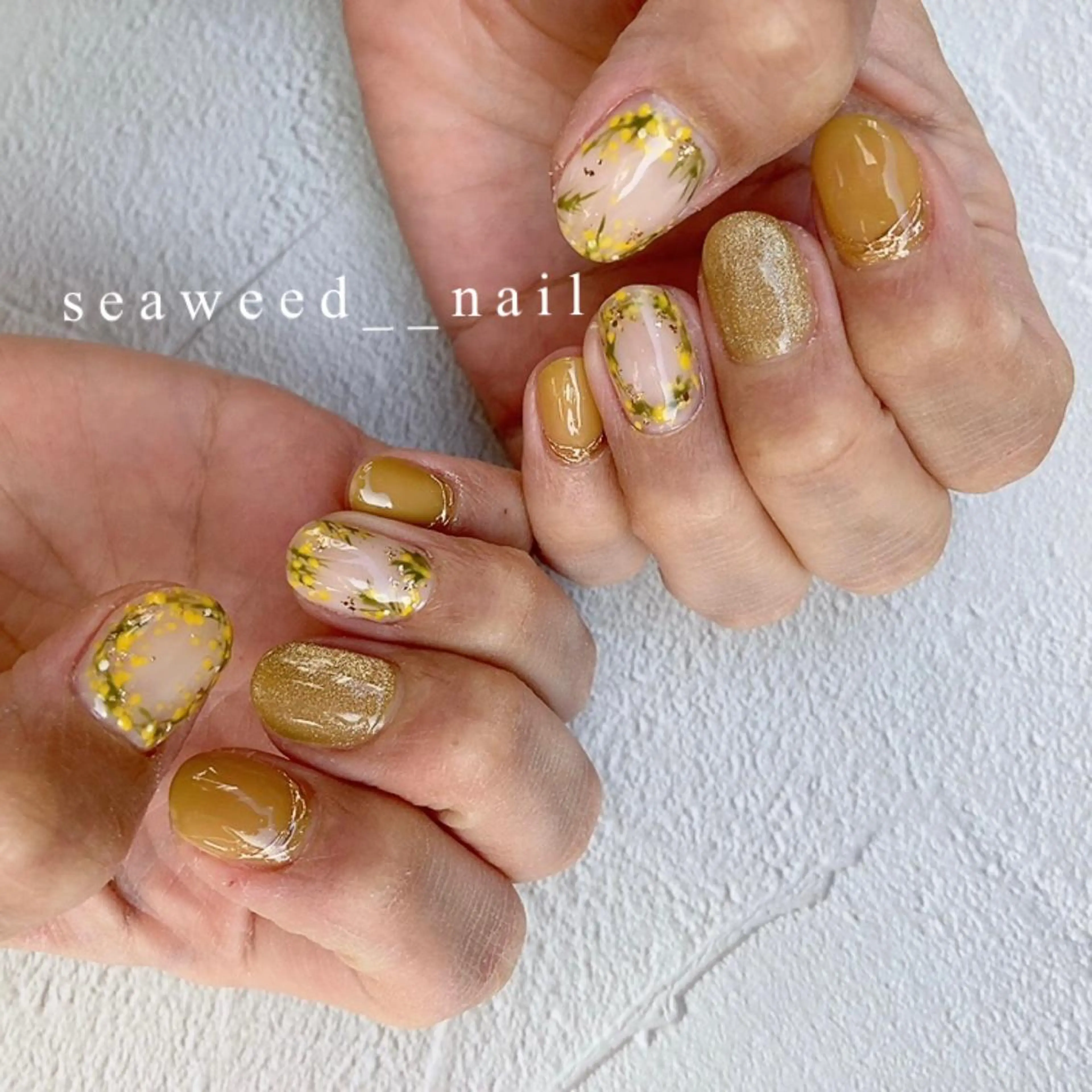 ネイル ハンドネイル seaweed nailのネイルデザイン