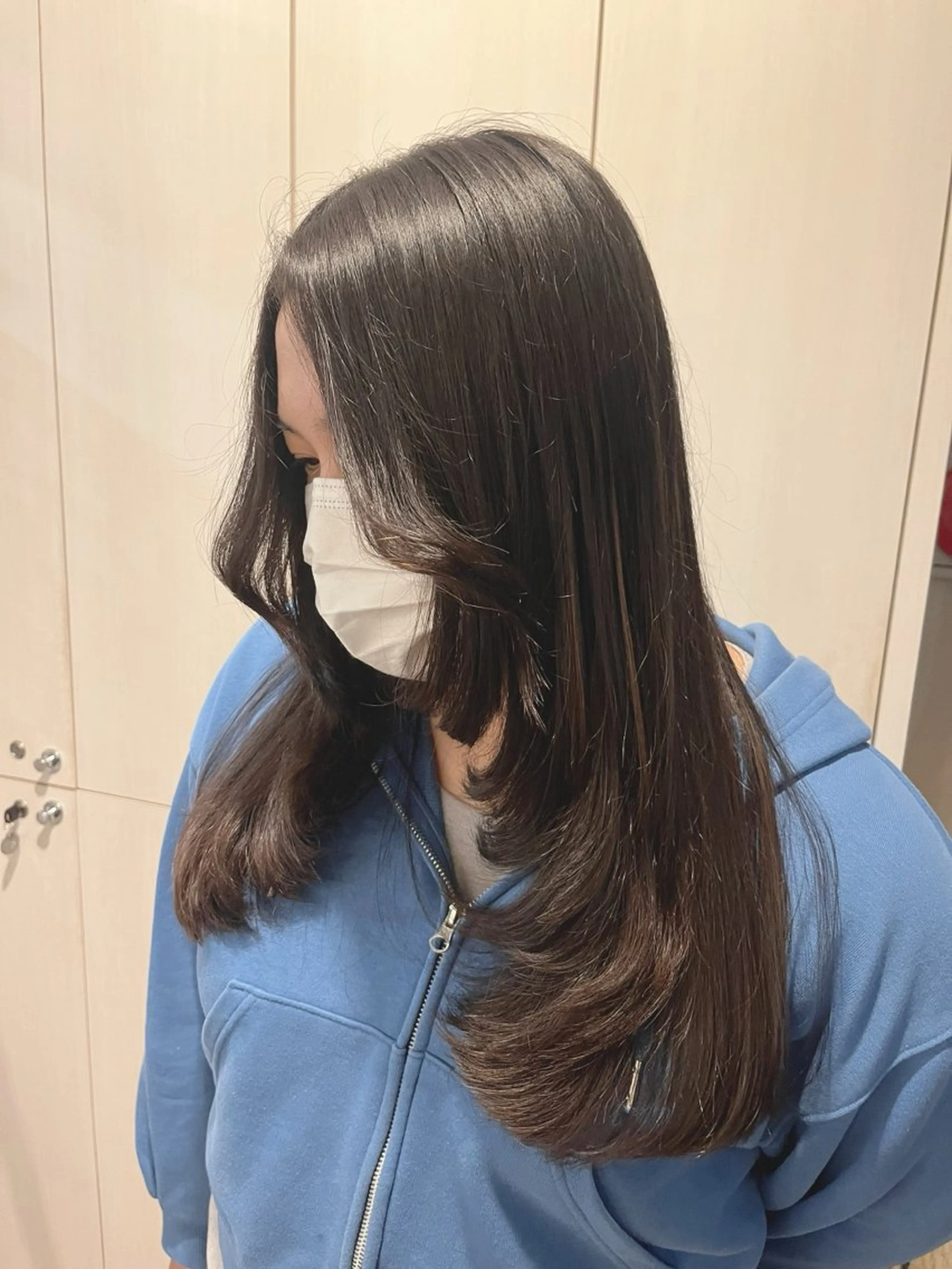 ロング レイヤーカット あらいしほ✩.*˚ ショートカットのヘアスタイル