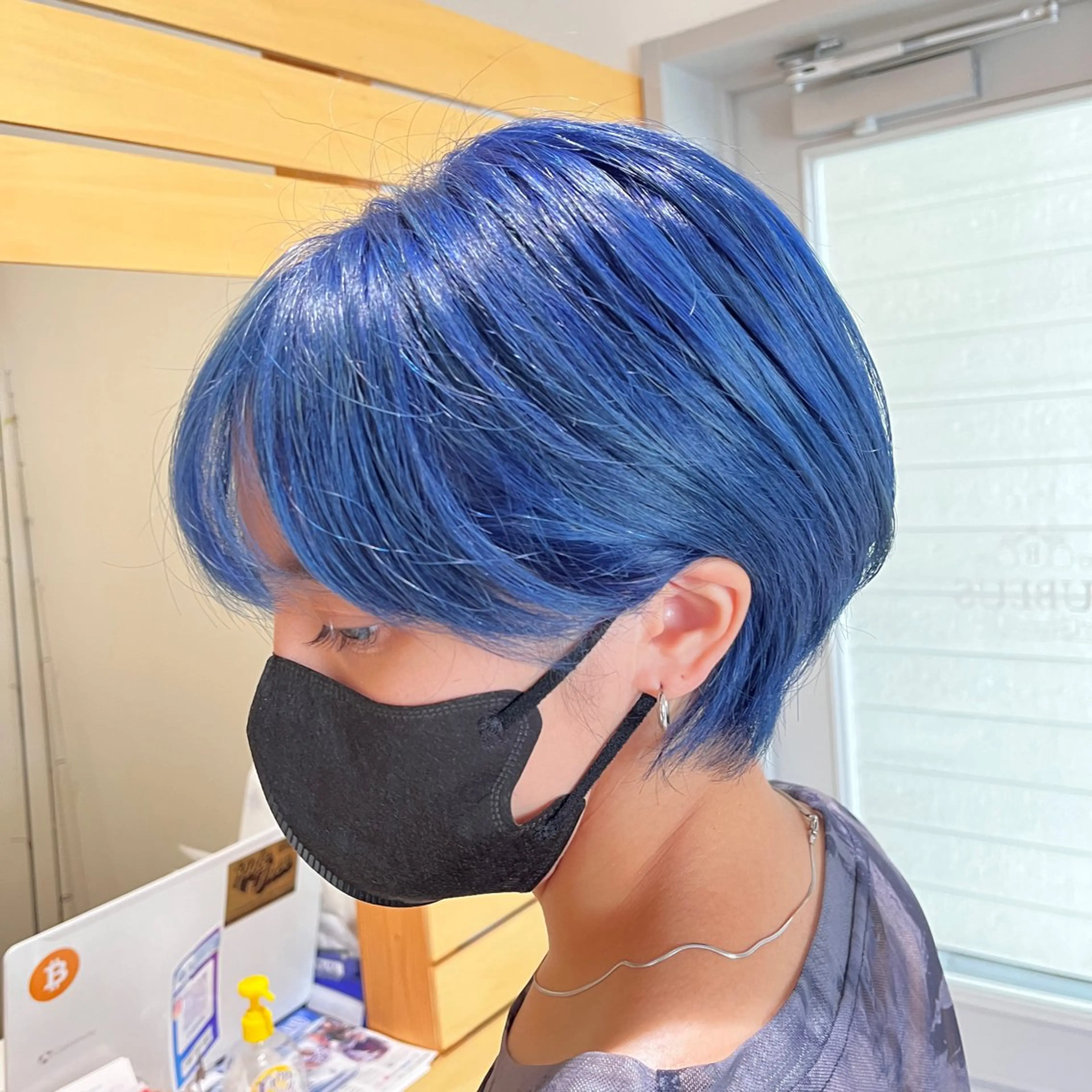 ショート カラー ブリーチ ヘアカラー トリートメント RUBEUS【ルベウス】所属・✨艶々カラー🎨 杉本賢人のヘアスタイル