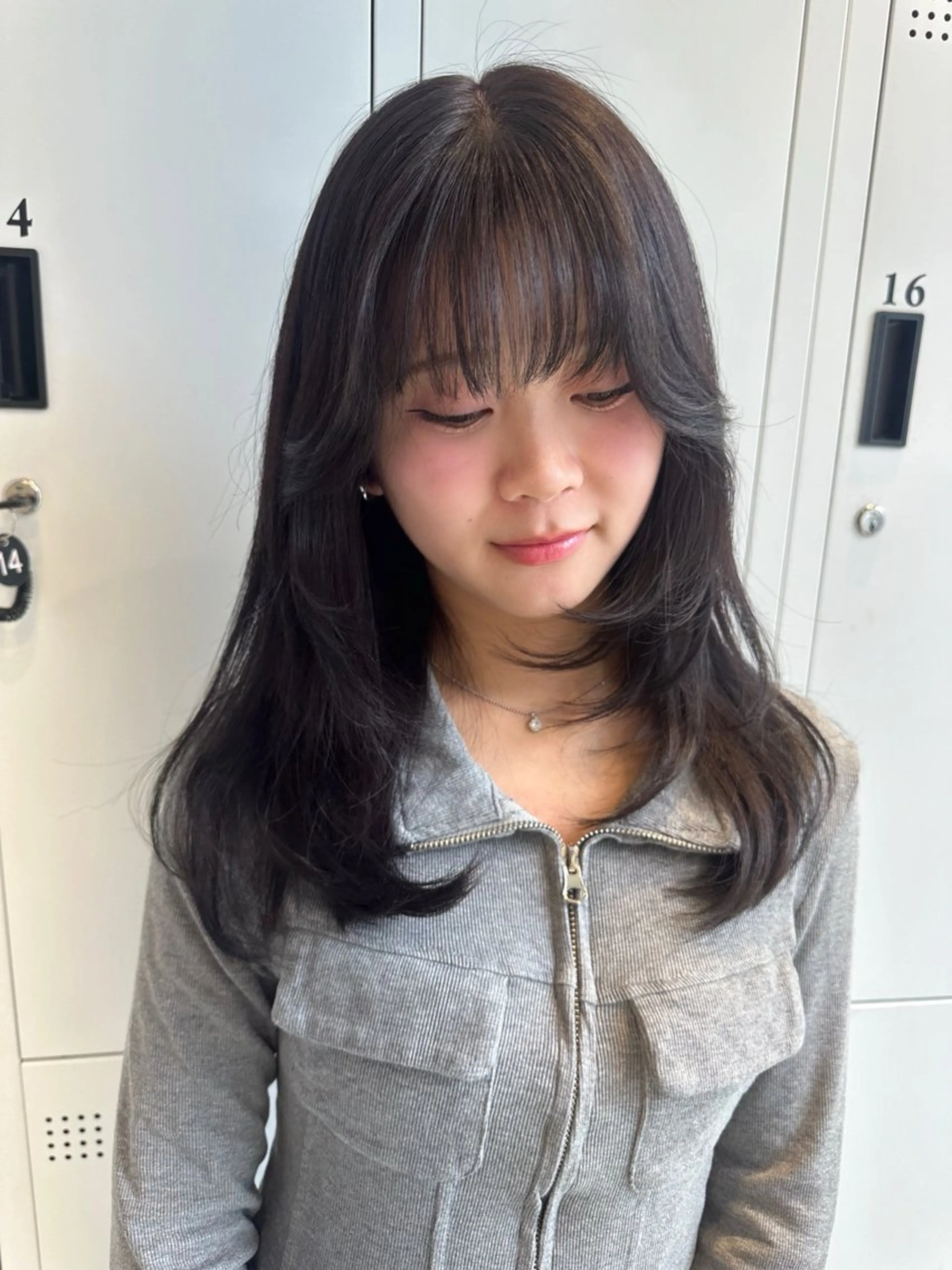 セミロング カット ヘアカラー トリートメント 🎀韓国/髪質改善 長野美和🎀のヘアスタイル