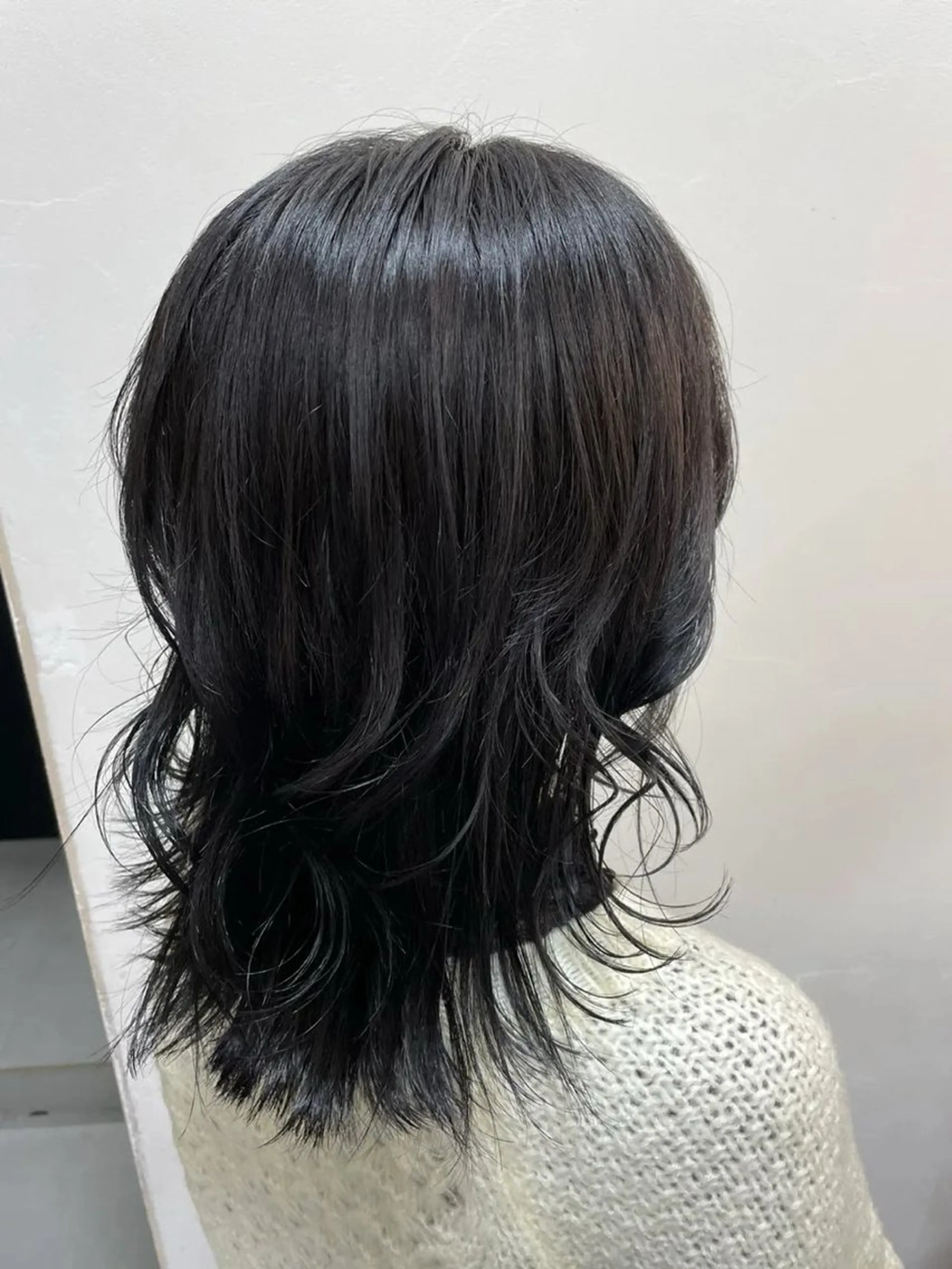 ミディアム カラー 飯島朋香 オリーブベージュ🌿のヘアスタイル