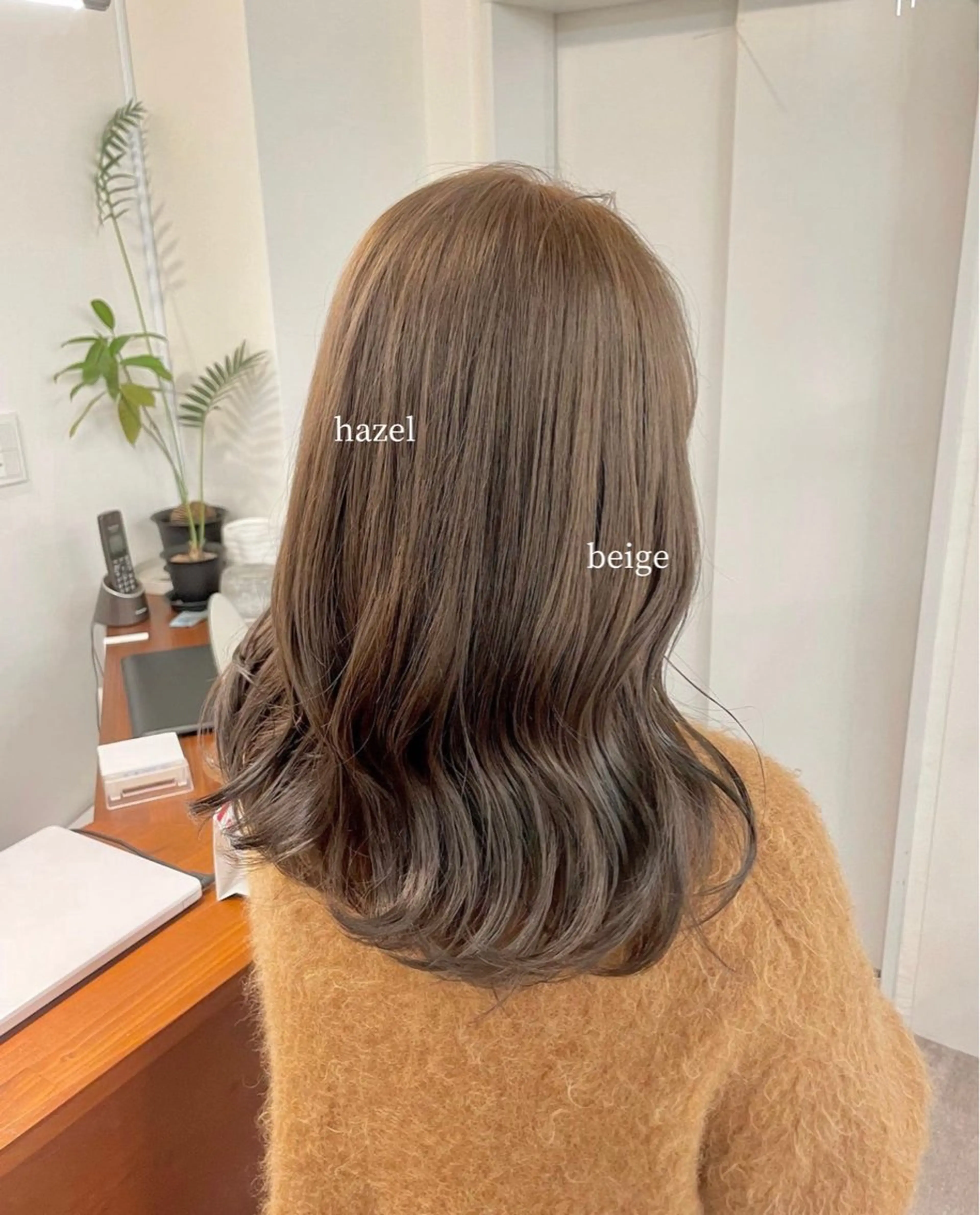 ミディアム カット ヘアカラー トリートメント hana✂︎メンズ ニュアンスパーマのヘアスタイル