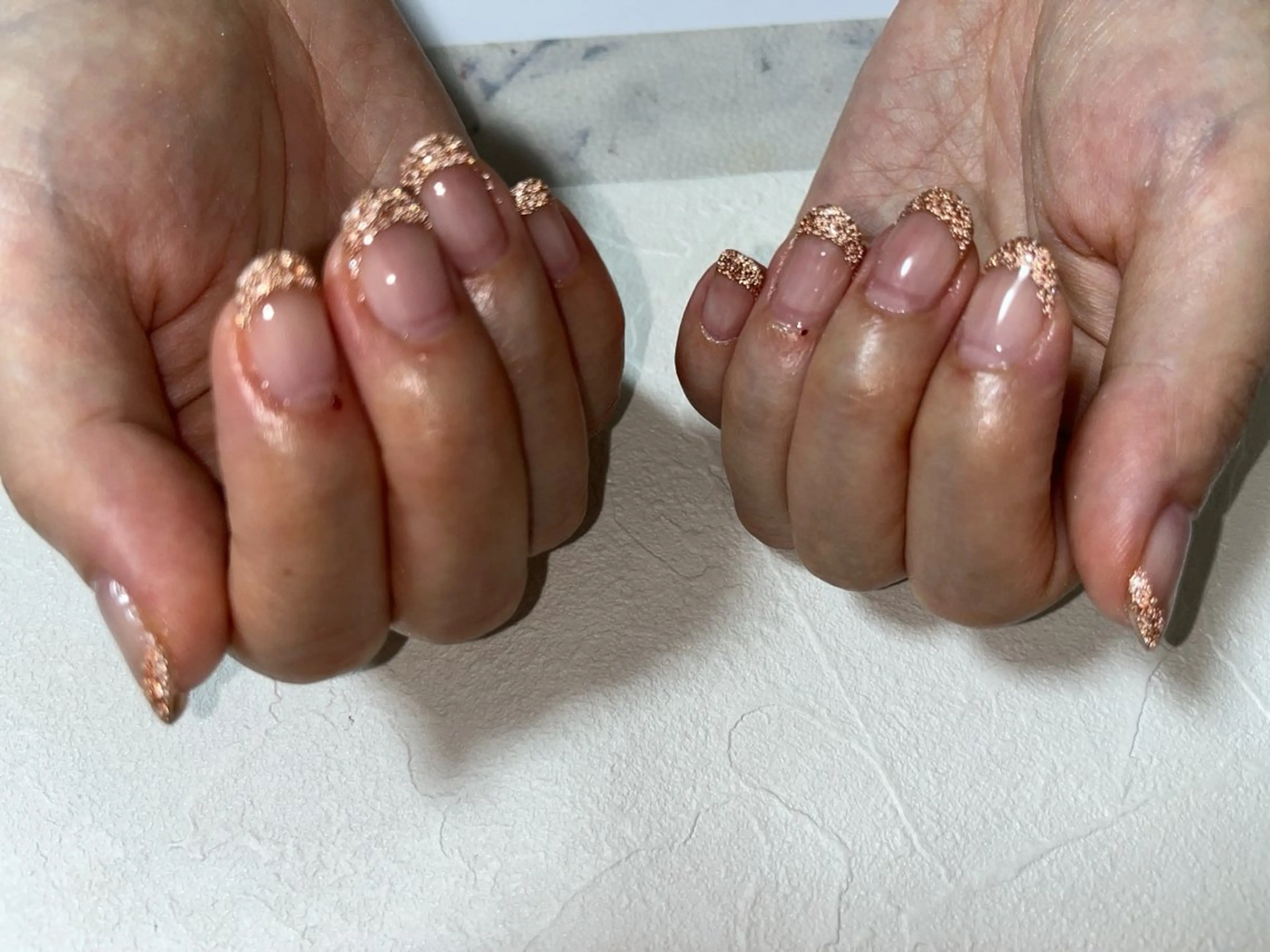 ネイル オーロラネイル フラッシュネイル フットネイル フレンチネイル ジェルネイル kiki nail たまプラーザのネイルデザイン