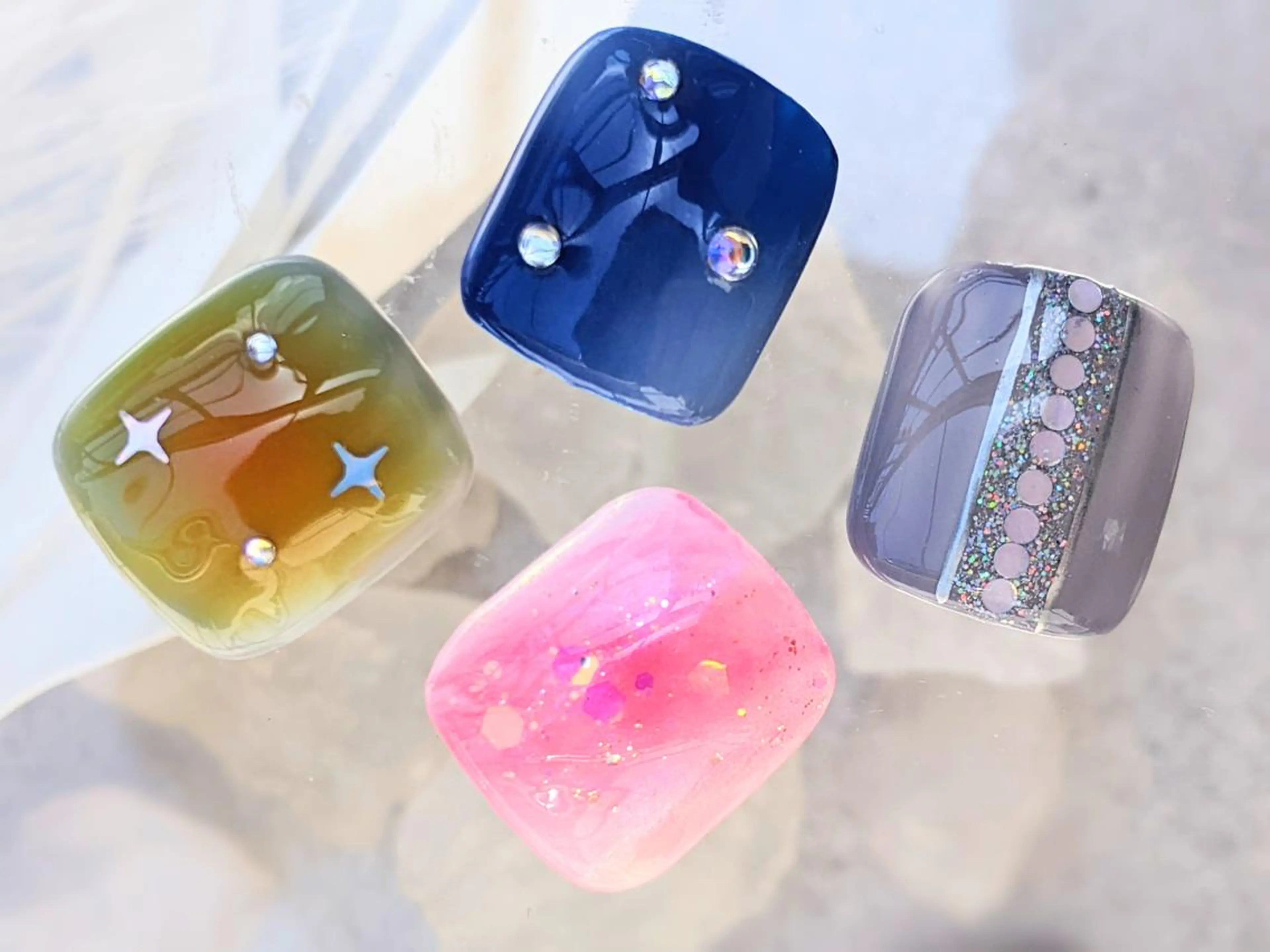 ネイル アートネイル フットネイル フットネイル Bianca川越店 🌸Satoのネイルデザイン
